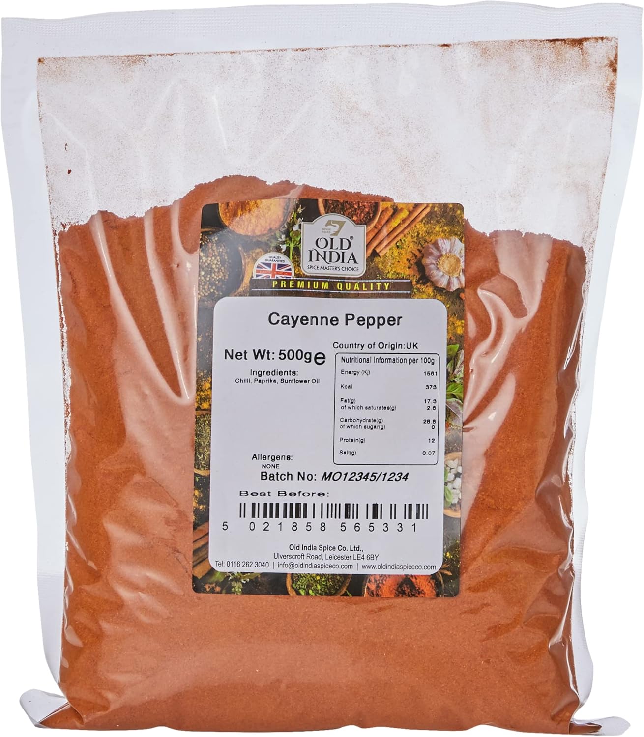 Old India Cayenne Pepper 500 g