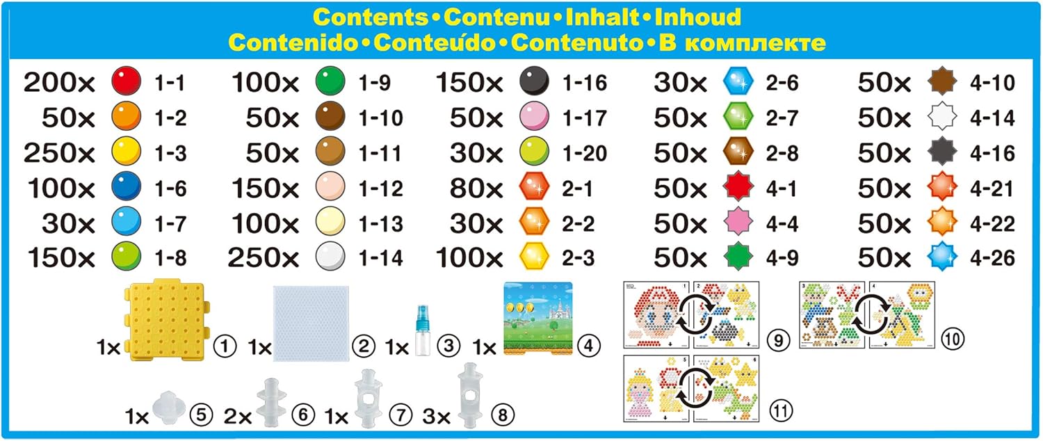 Aquabeads Creation Cube Super Mario - Arts & Crafts Bead Set for Kids 4+