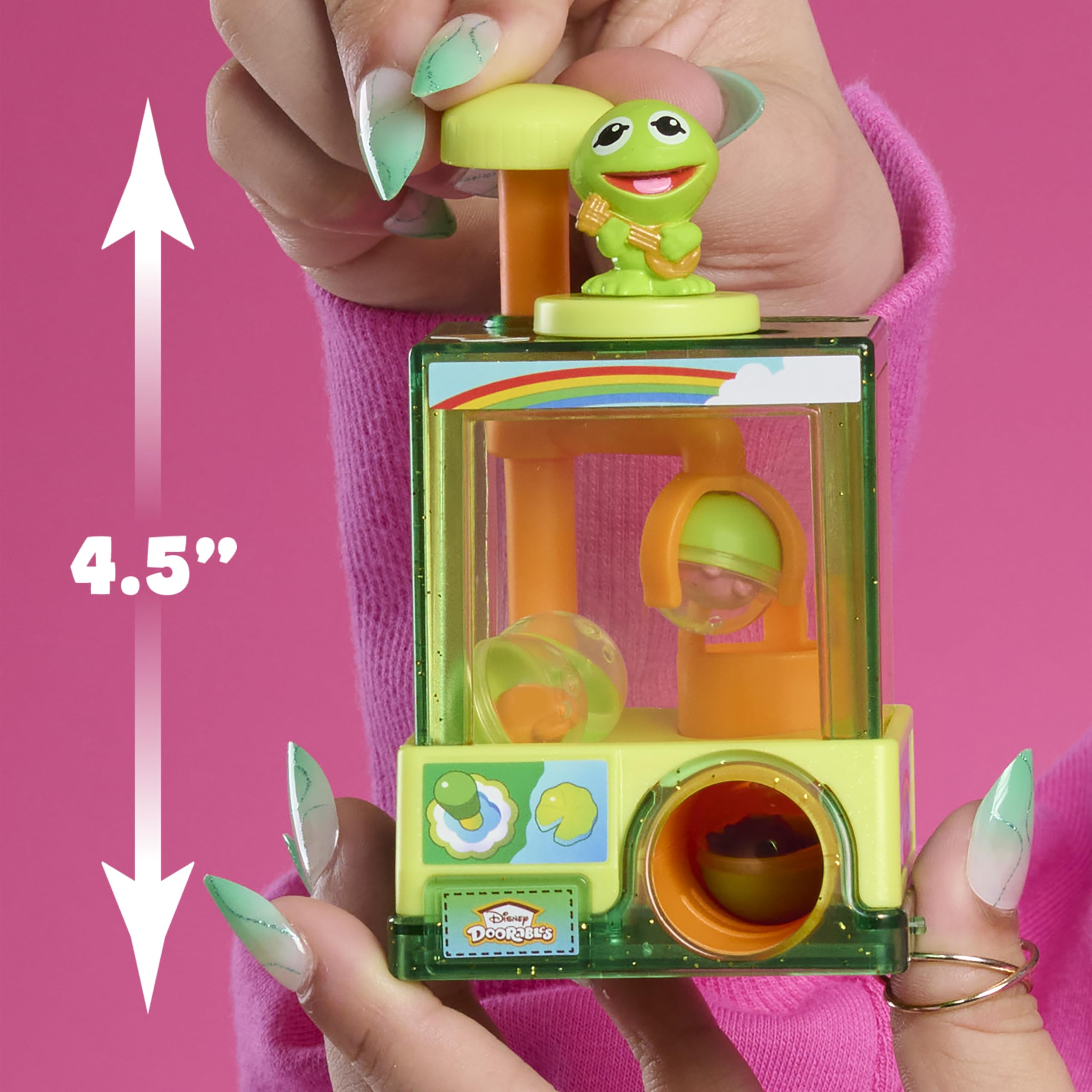 Just Play Disney Doorables Whatcha Gotcha Claw Machine - Squish’Alots Collectible with Micro Figures & Stickers 3