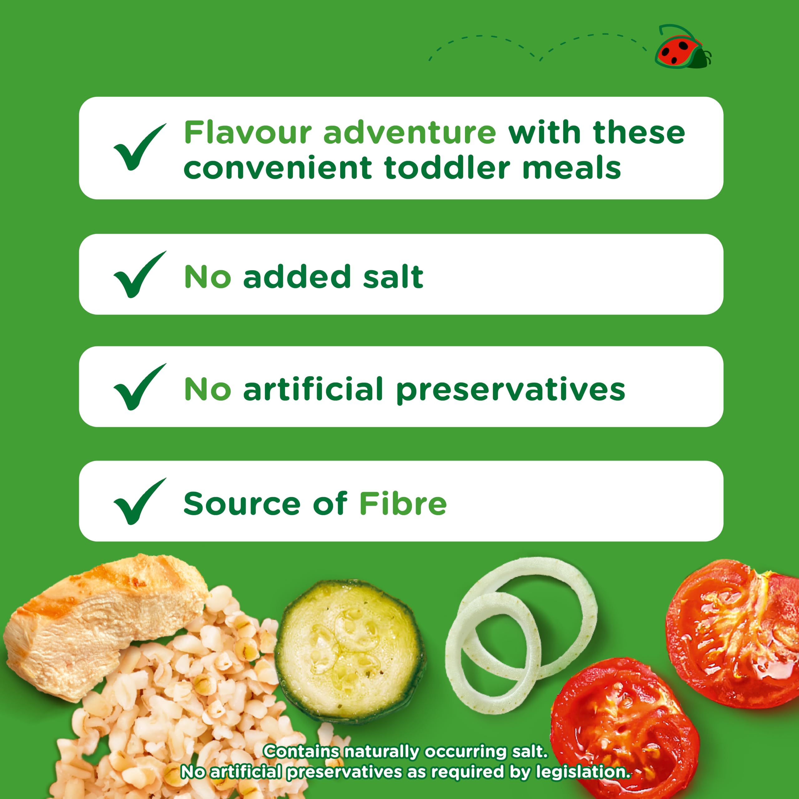 Cow & Gate Ratatouille Bulgur Wheat & Chicken Baby Food Meal, 230g 3