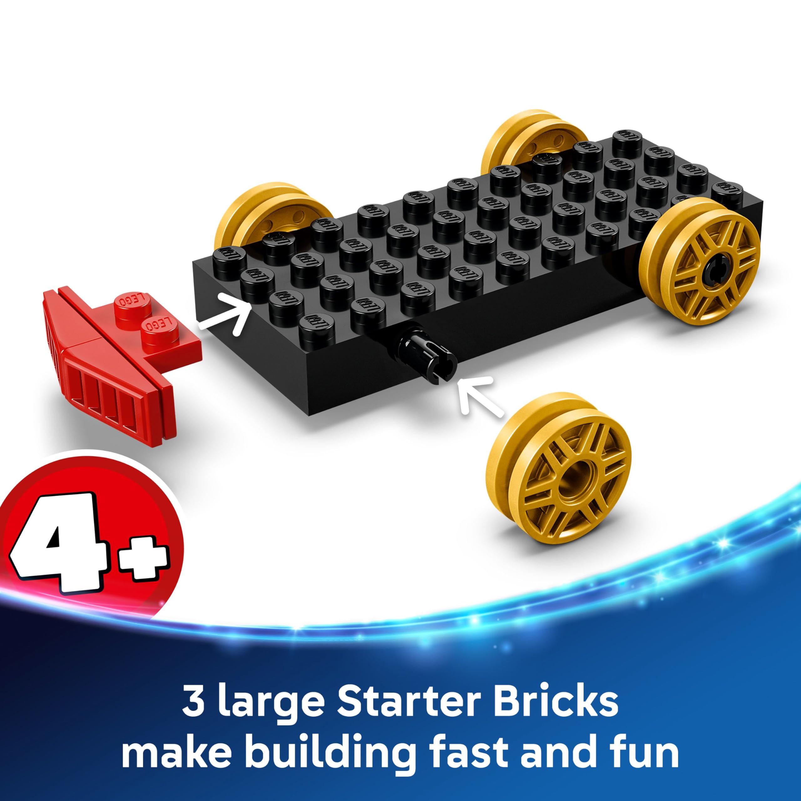 LEGO Disney and Pixar’s Toy Story Celebration Train & RC Car Building Set for Kids 4+ 4