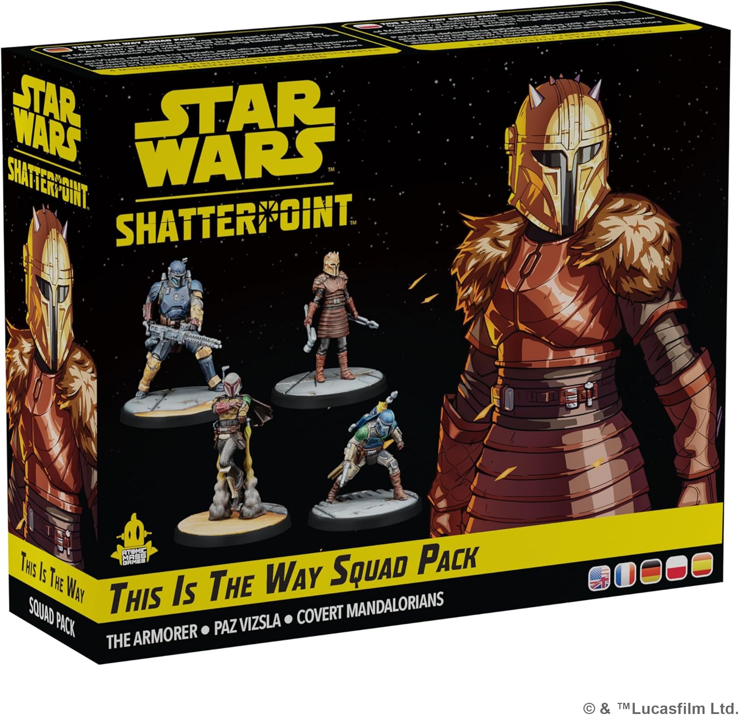 Atomic Mass Games Star Wars Shatterpoint This Is The Way Squad Pack Miniatures Expansion
