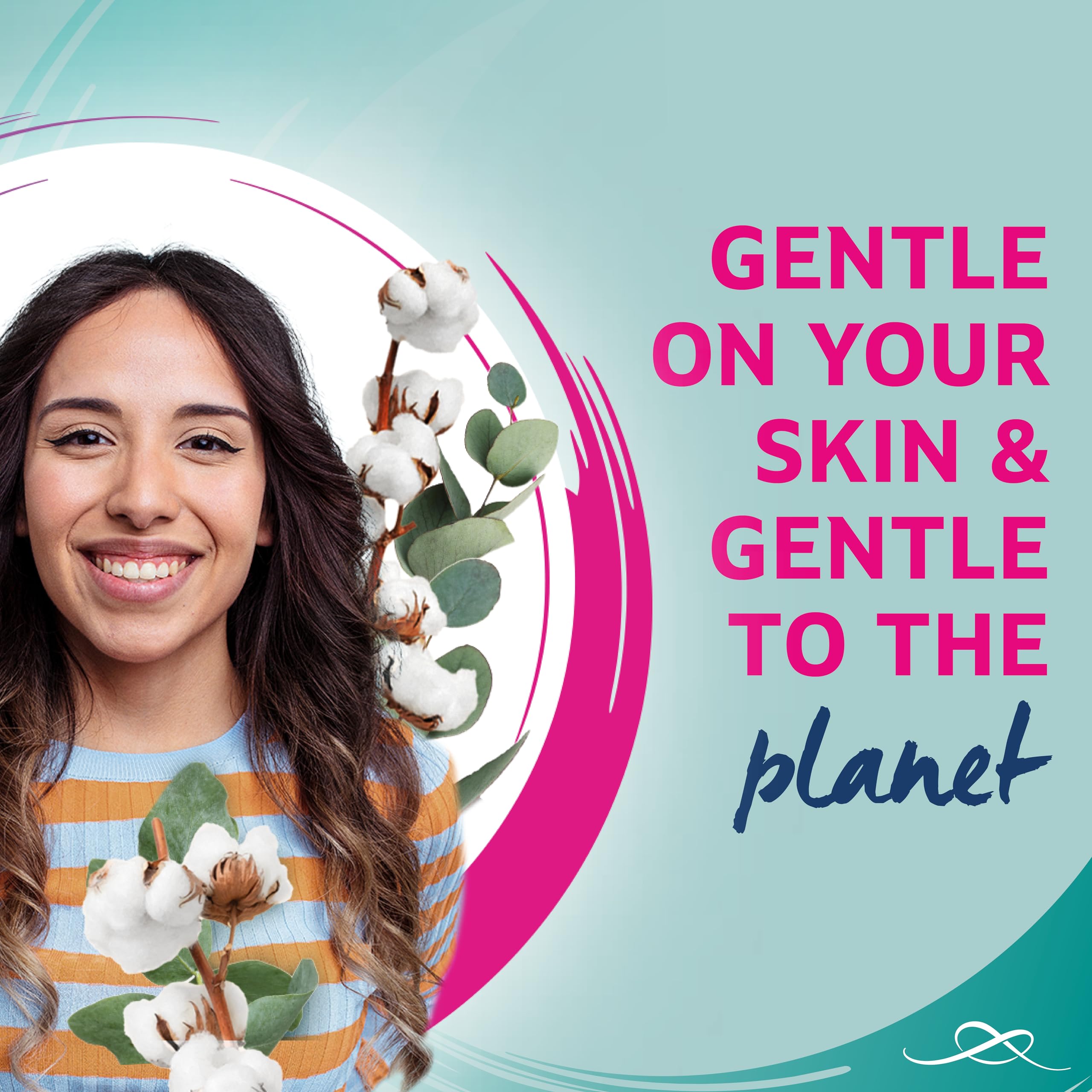 Lil-Lets Organic Cotton Wool Round Pads (6 x 100 Count) - GOTS Certified, Dermatologically Tested 4