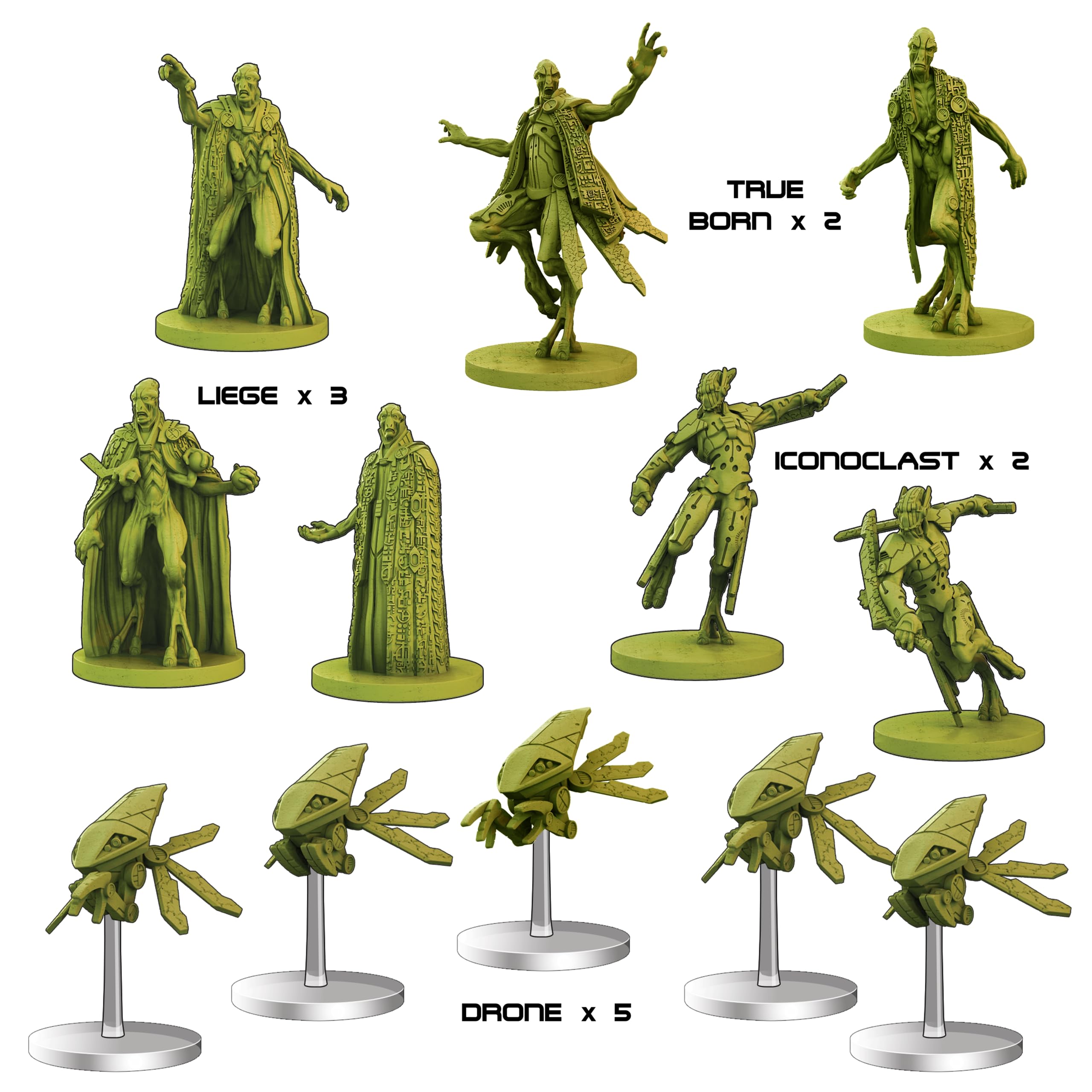 Battle Systems Core Space: First Born - Sci-Fi Miniatures Board Game Starter Set 4