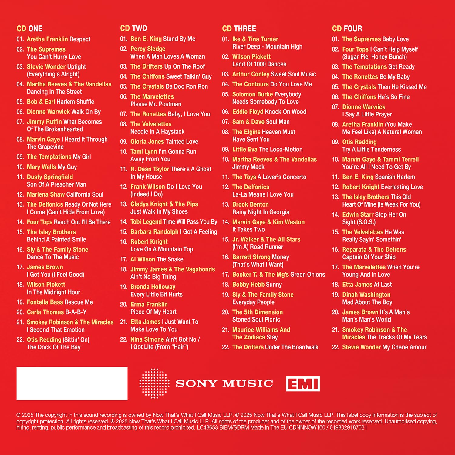 NOW That's What I Call 60s Soul - Audio CD