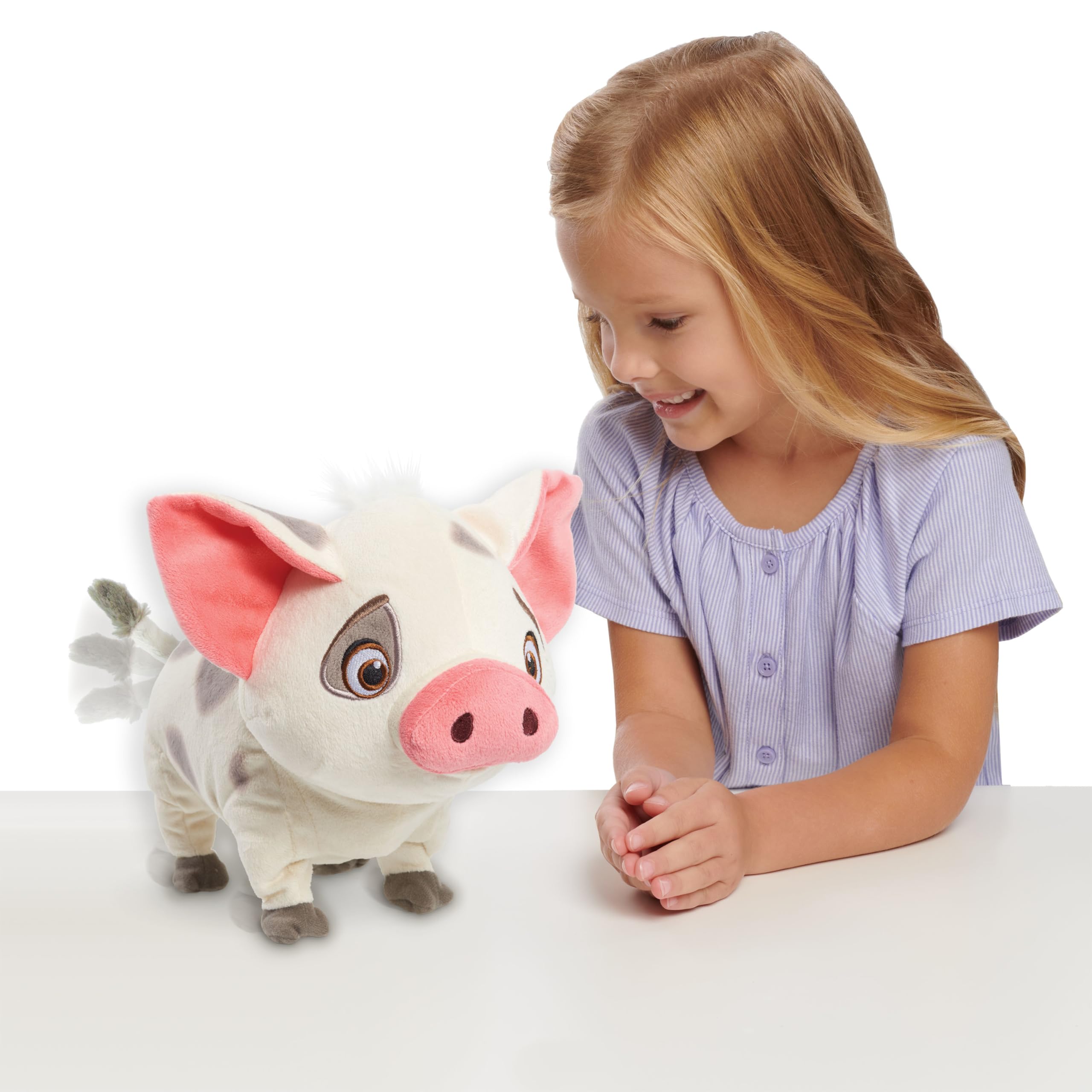 Disney Moana Walk & Snort Pua Plush - Interactive Electronic Toy for Ages 3+ 5