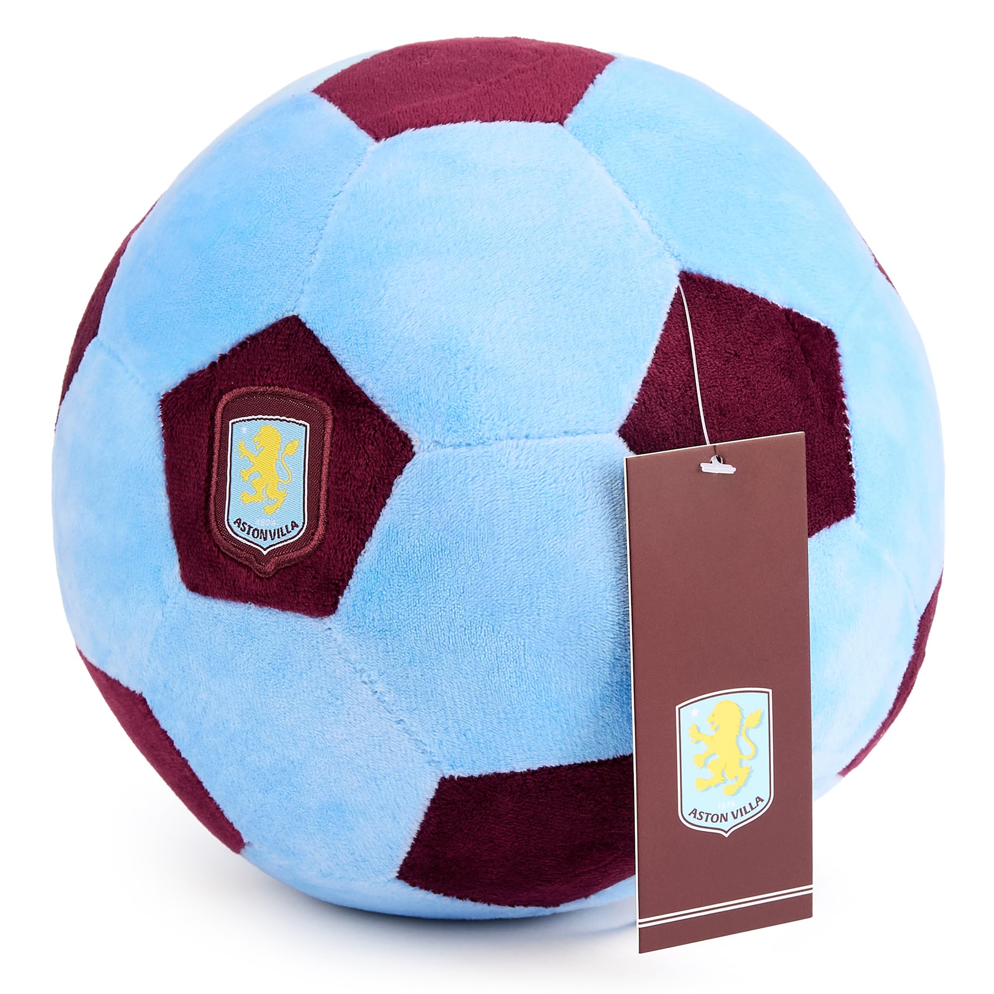 Aston Villa Plush Football - Officially Licensed 22 cm Soft Toy Pillow for Kids & Pets 5