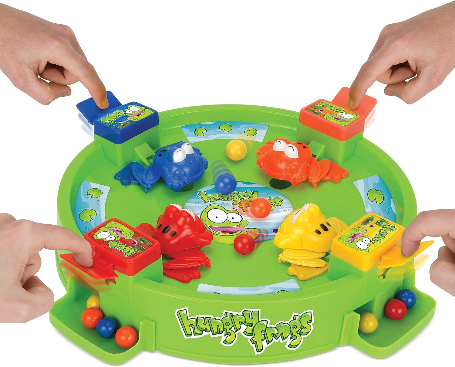 Toyrific Hungry Frogs Board Game for Kids, 4-Player Family Game
