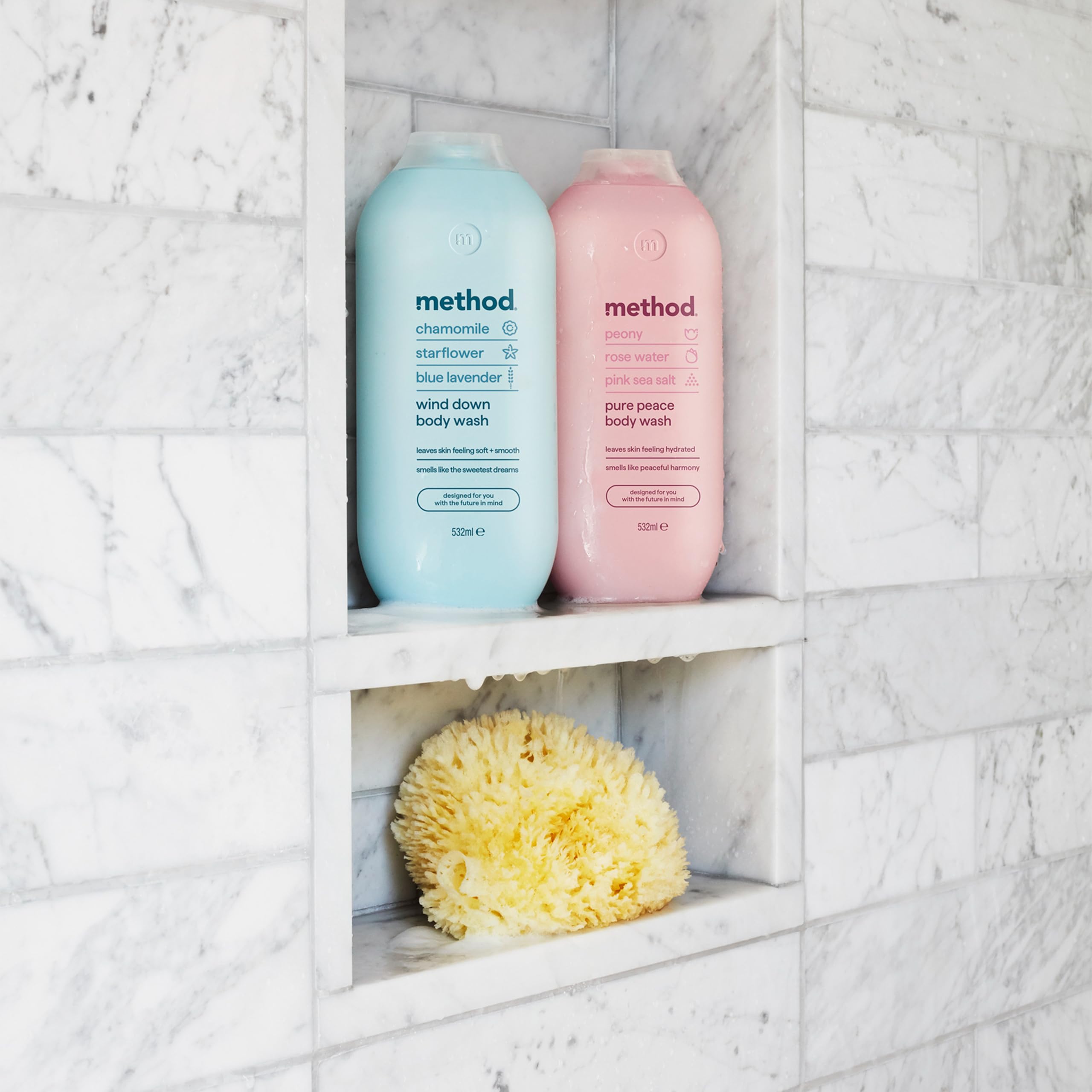 Method - Pure Peace Body Wash (Shower Gel) with Peony, Rose Water & Pink Sea Salt 9