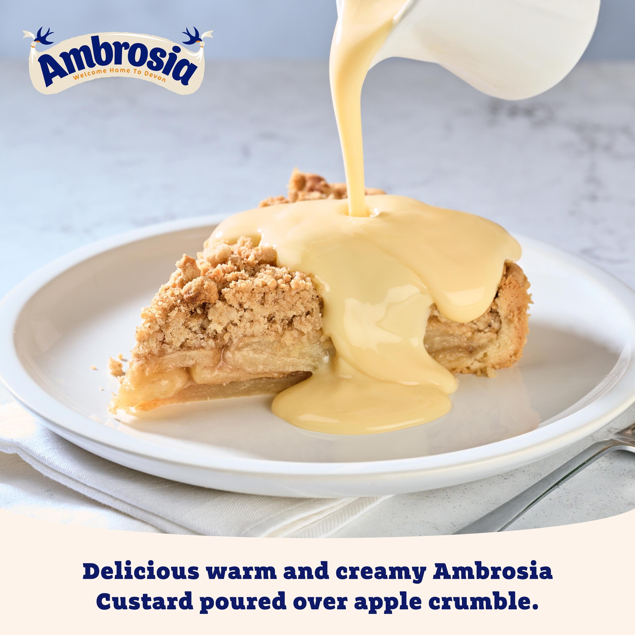 Ambrosia Light Devon Custard Pot - 30% Less Sugar & Fat | Ready to Eat | 150g 7
