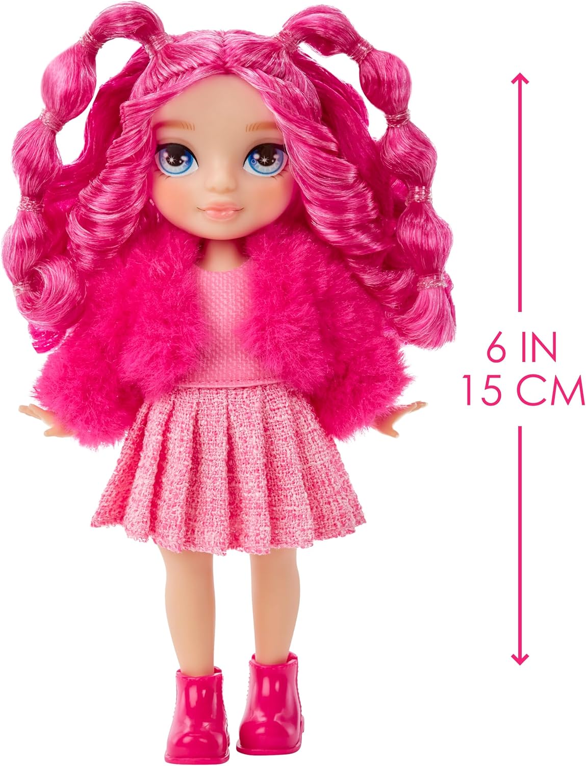 Rainbow High Littles - Magenta Monroe - 14 cm Posable Fashion Doll with Magical Pet 5