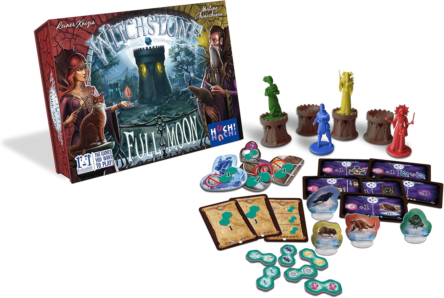 Witchstone Full Moon - HUCH! Strategy Board Game Expansion for 2-4 Players 4