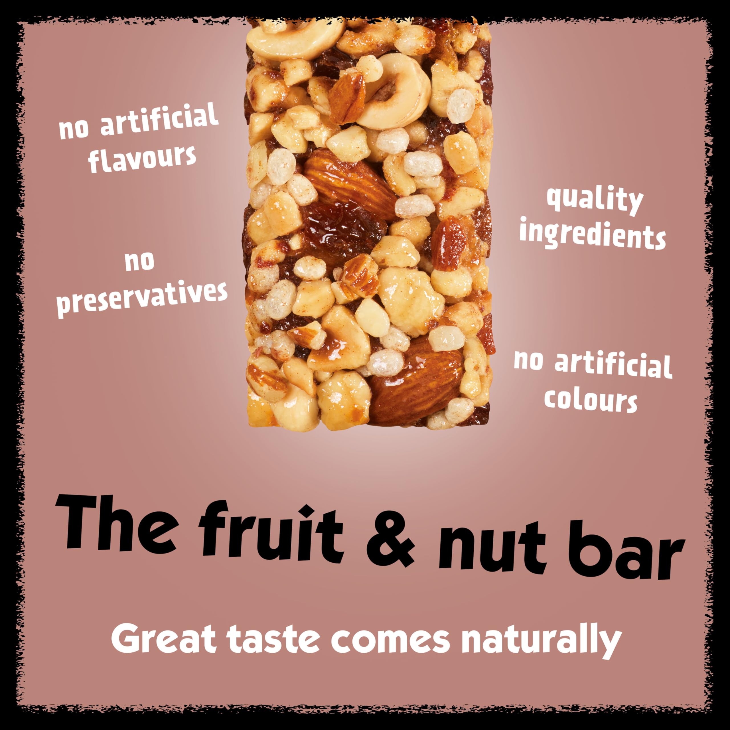 Eat Natural Hazelnut & Date with Peanuts & Almonds Fruit & Nut Bars 12 x 40g 4