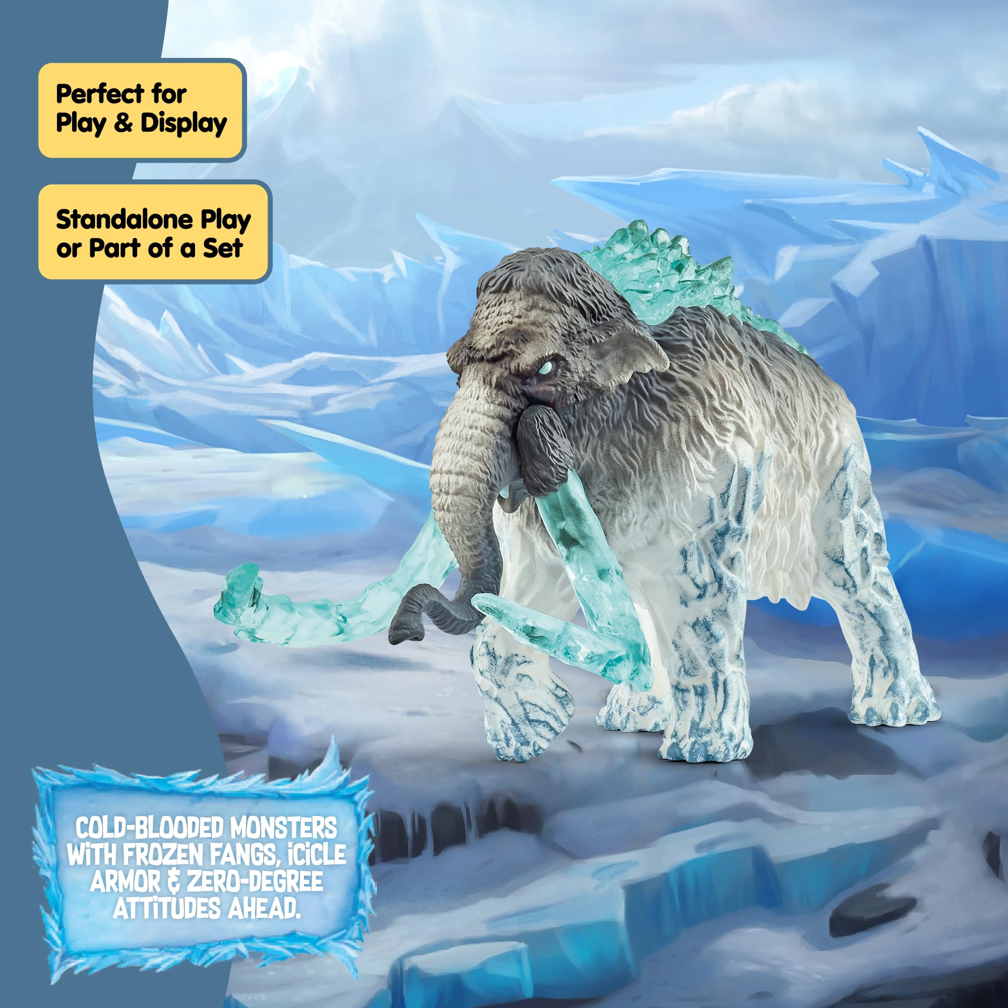 Schleich Eldrador Creatures Ice Mammoth - 16cm Fantasy Action Figure for Kids 3+ 5