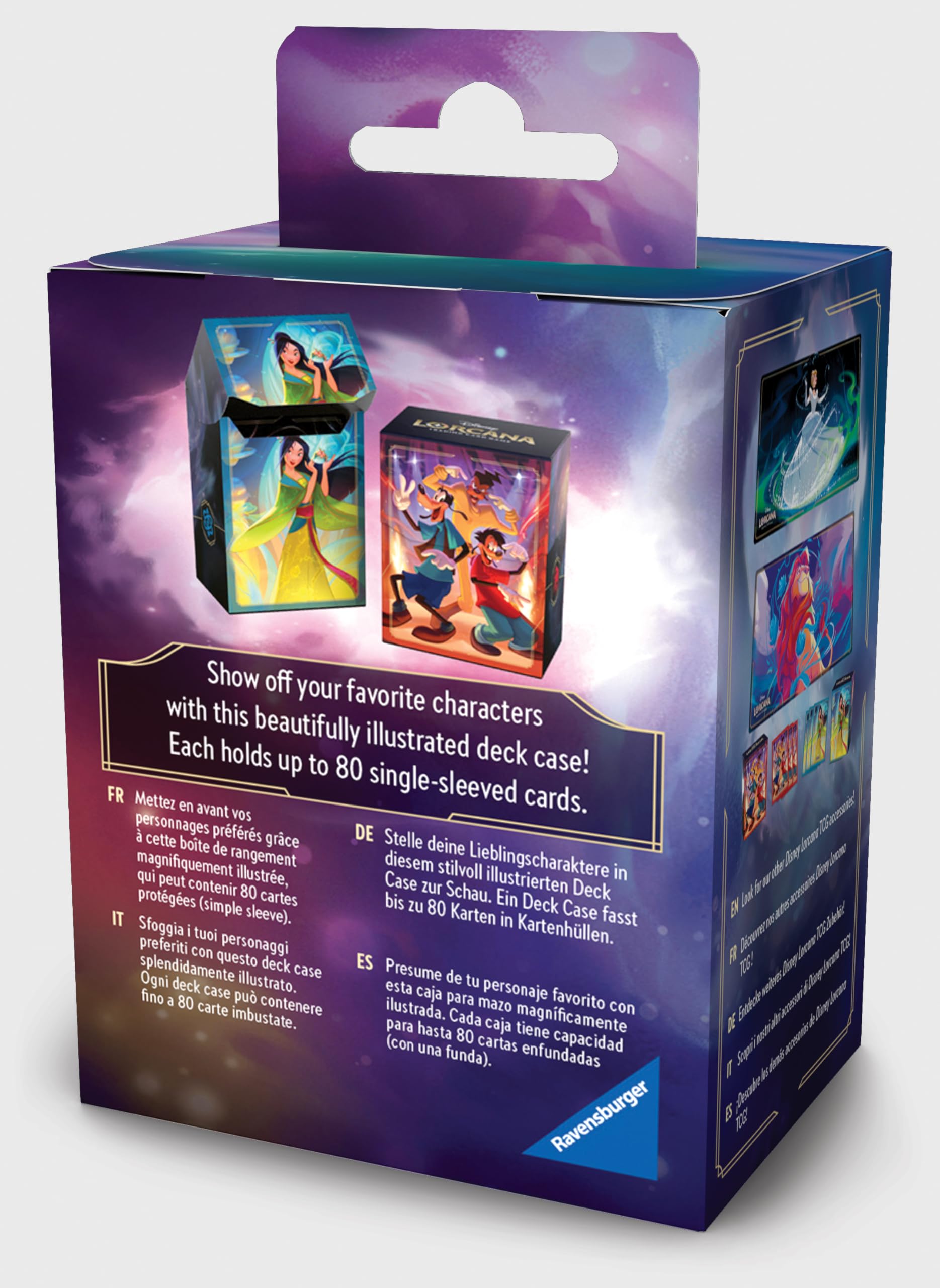 Ravensburger Disney Lorcana Deck Box - Goofy Set 9 Fabled 5