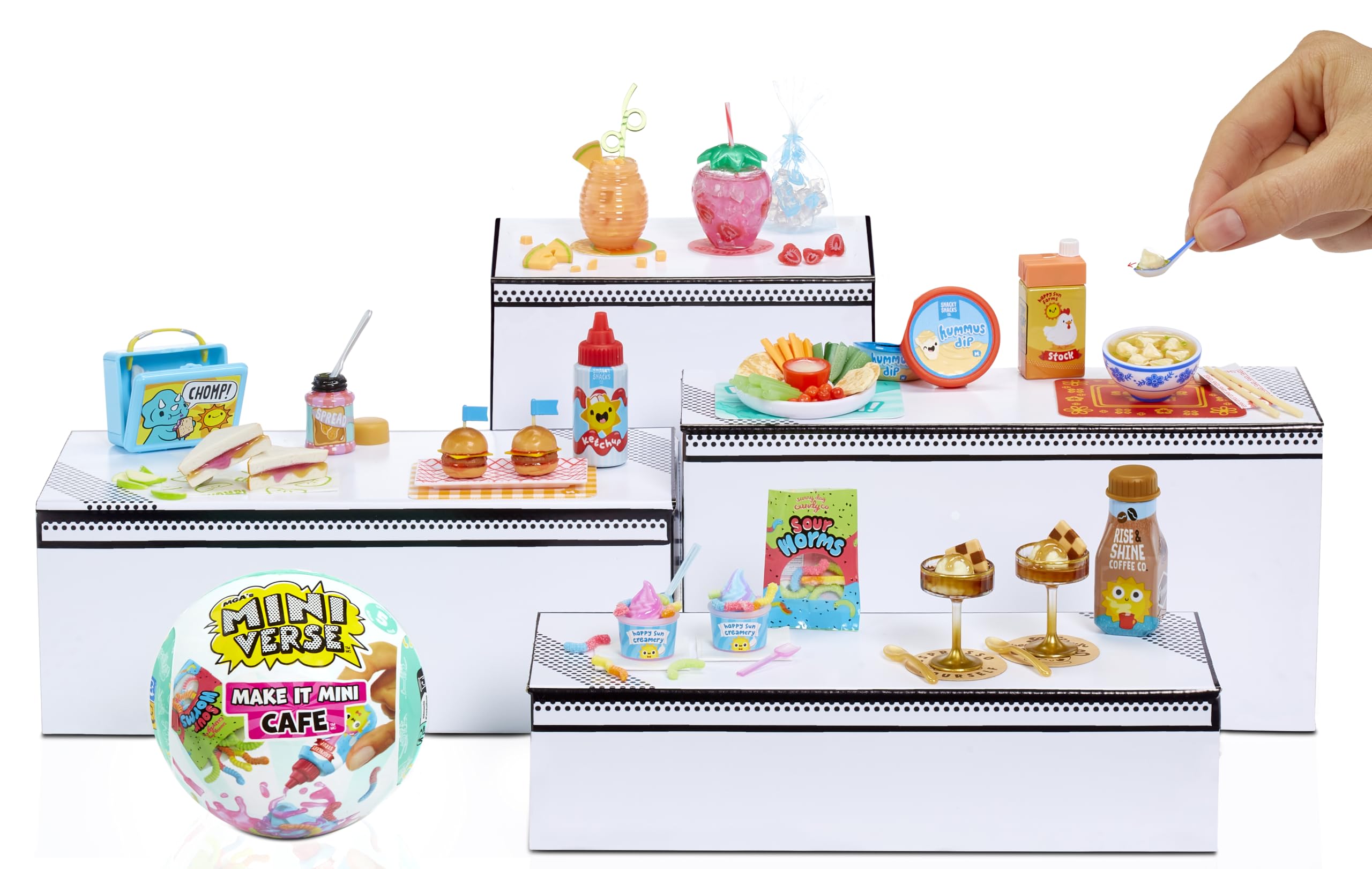 MGA's Miniverse Make It Mini Cafe Series 5 - Collectible DIY Mini Food Craft Kit 8