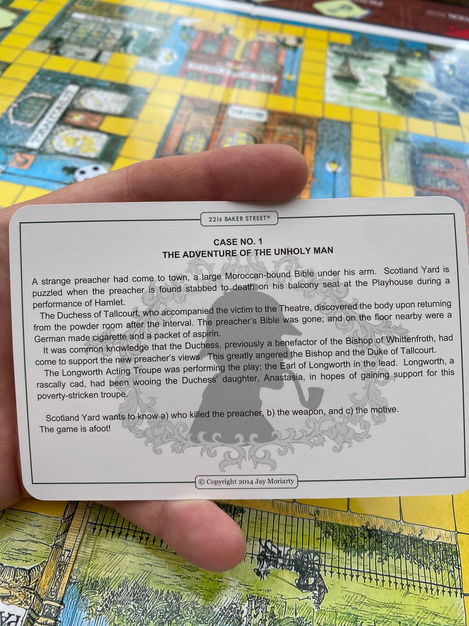 Gibsons 221B Baker Street Detective Board Game 6