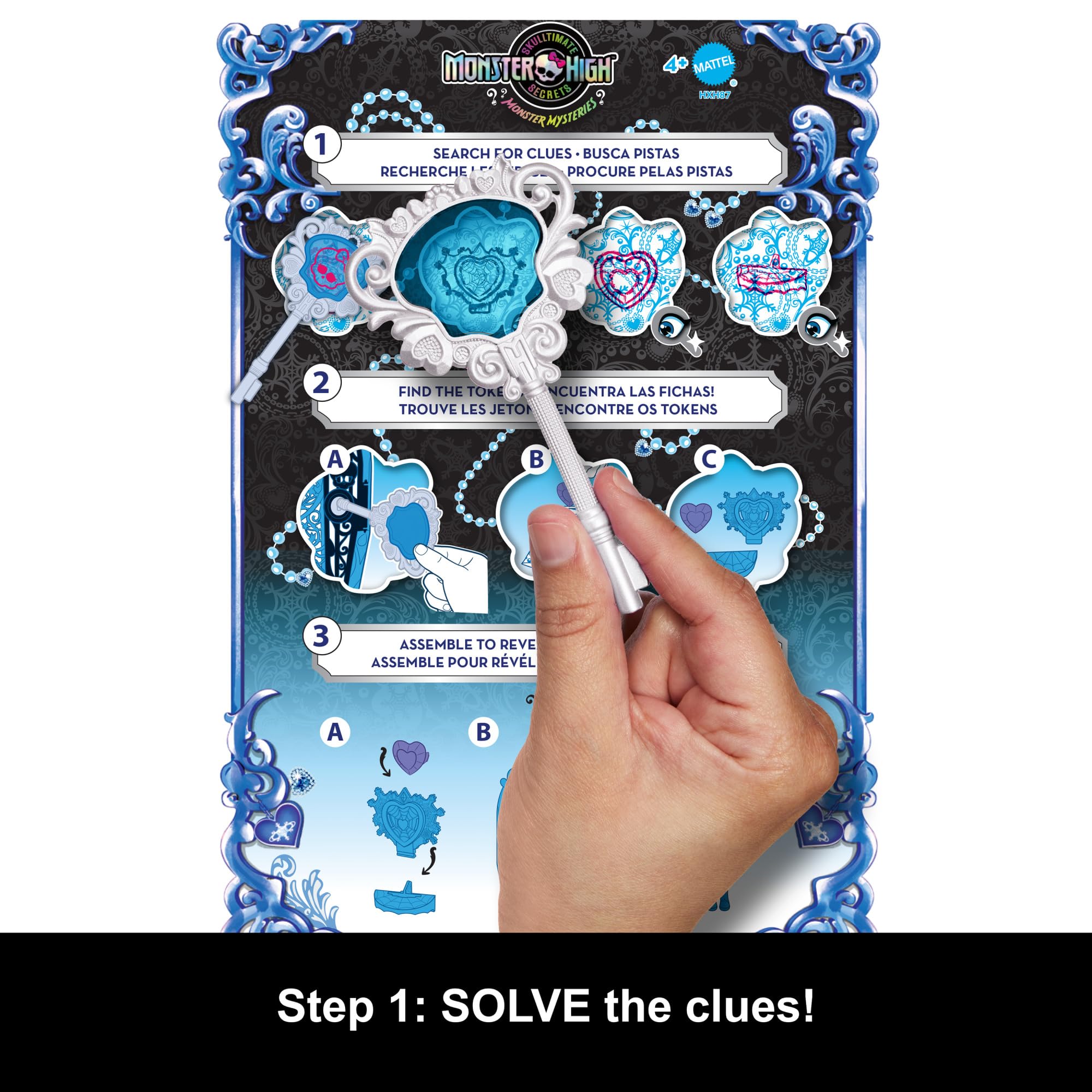 Monster High Skulltimate Secrets Abbey Bominable Doll & Closet Playset - 18-Piece Mystery Reveal Set 8