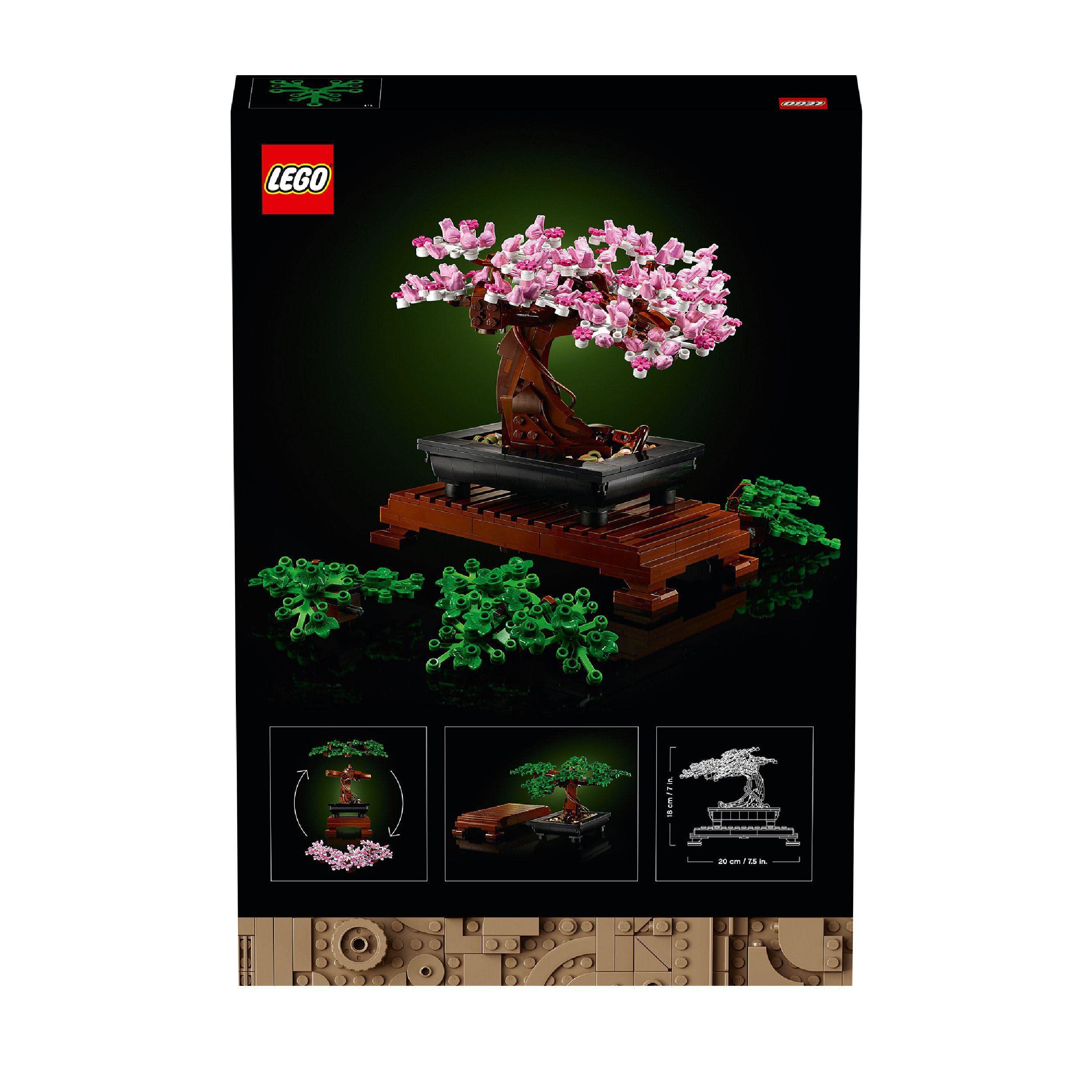 LEGO 10281 Icons Bonsai Tree Building Set - Cherry Blossom & Green Leaves for Adults 8