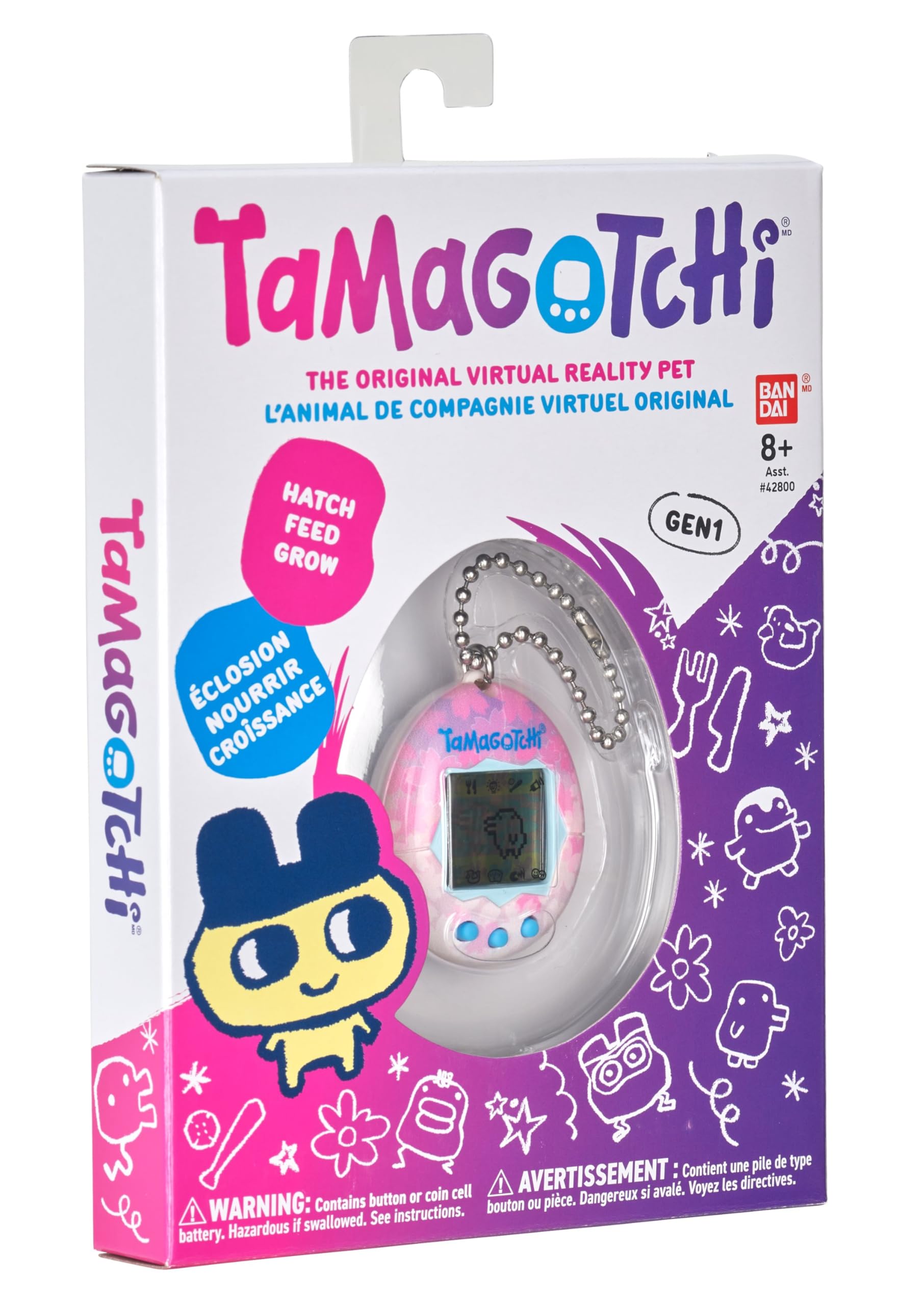 Tamagotchi Original Sakura Digital Pet - Electronic Virtual Pet Toy for Kids 8+ 6