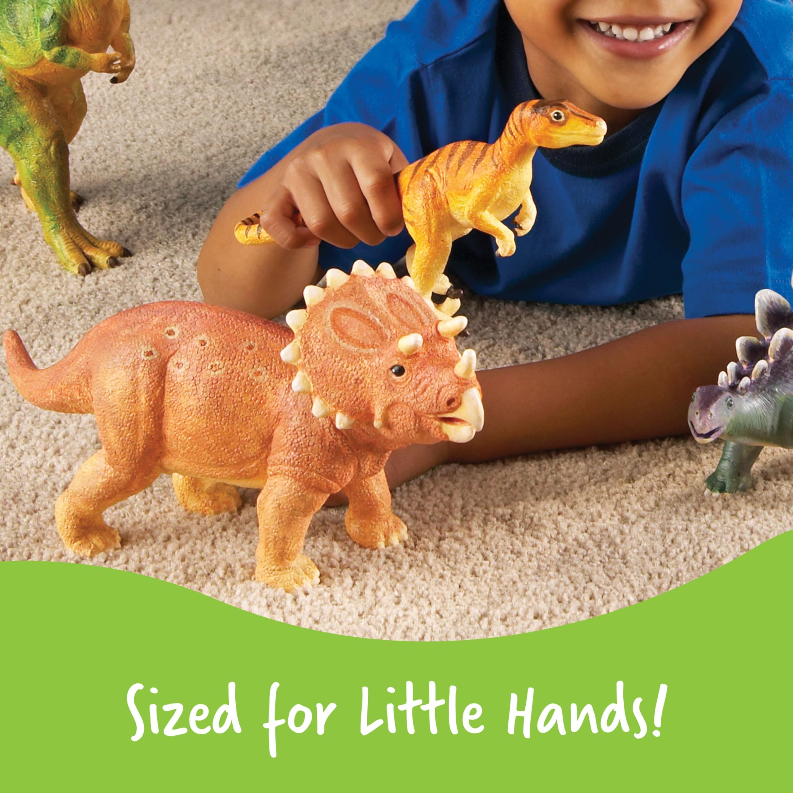 Learning Resources Jumbo Dinosaurs - Educational Play Set for Ages 3+ 10