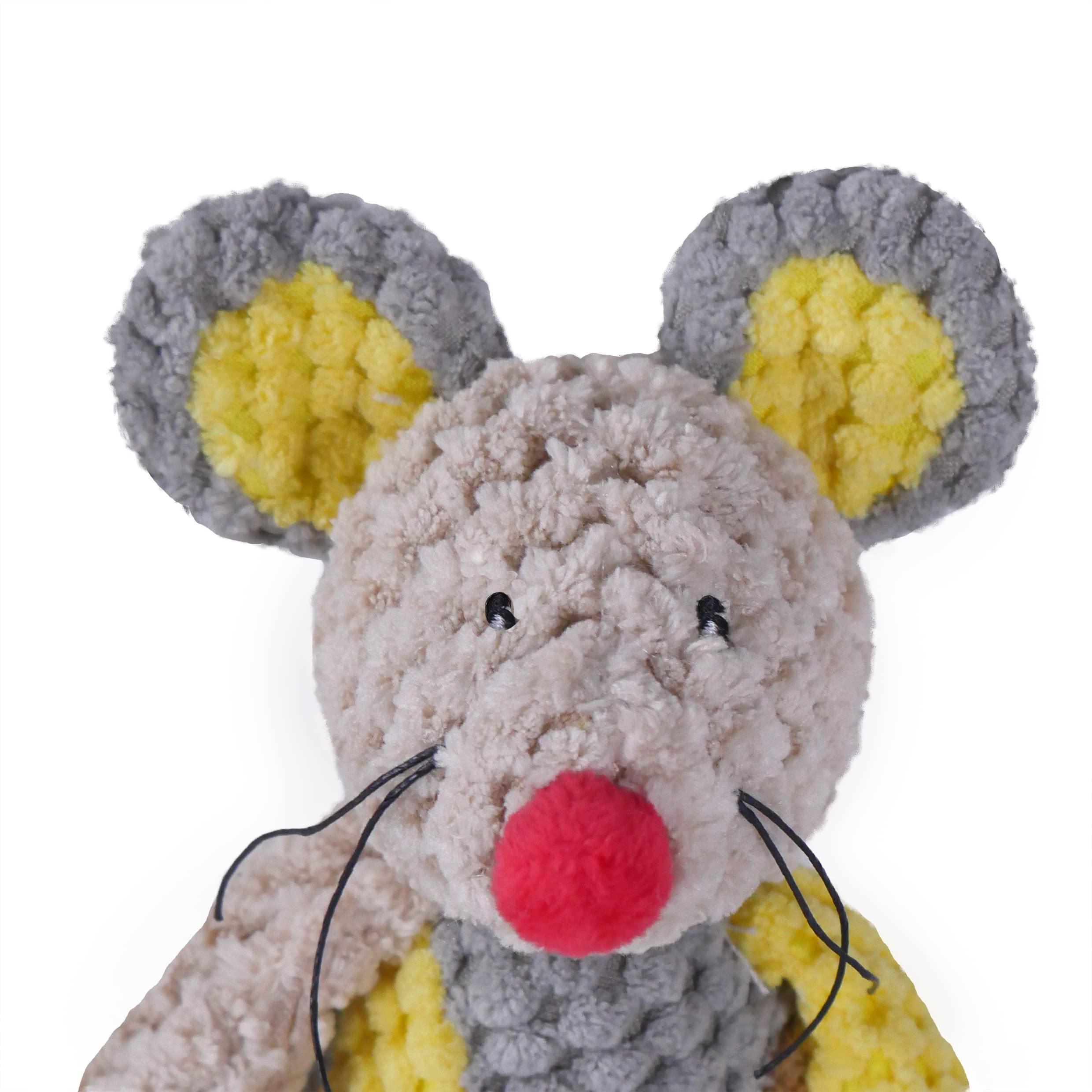 Rosewood Molly Mouse Dog Toy - Soft Plush with Squeaker | Ideal for Small Dogs & Puppies 4