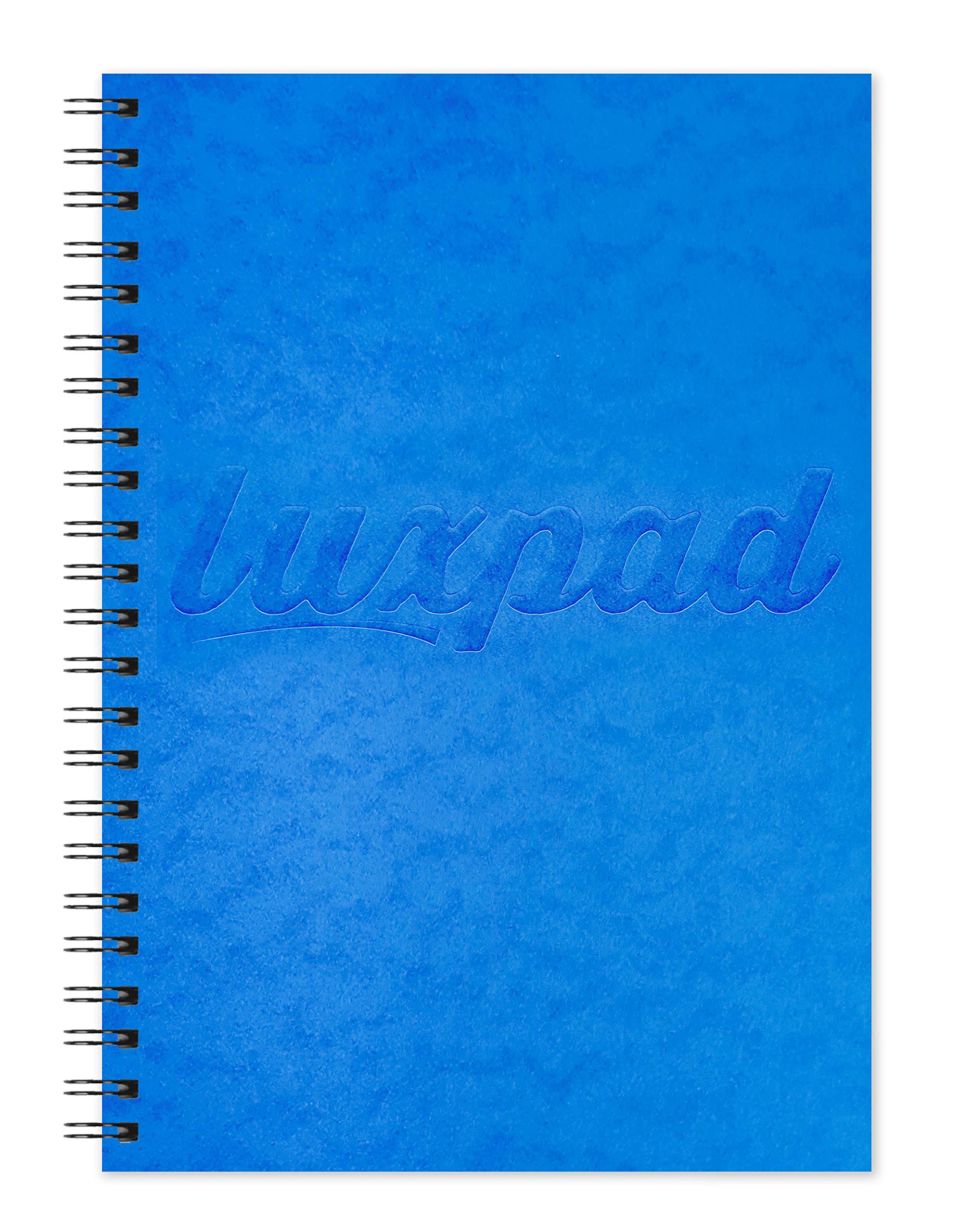 Silvine Luxpad A5 Wirebound Notebook - 120 Pages Ruled 8mm Feint | 80gsm FSC Paper | Perforated