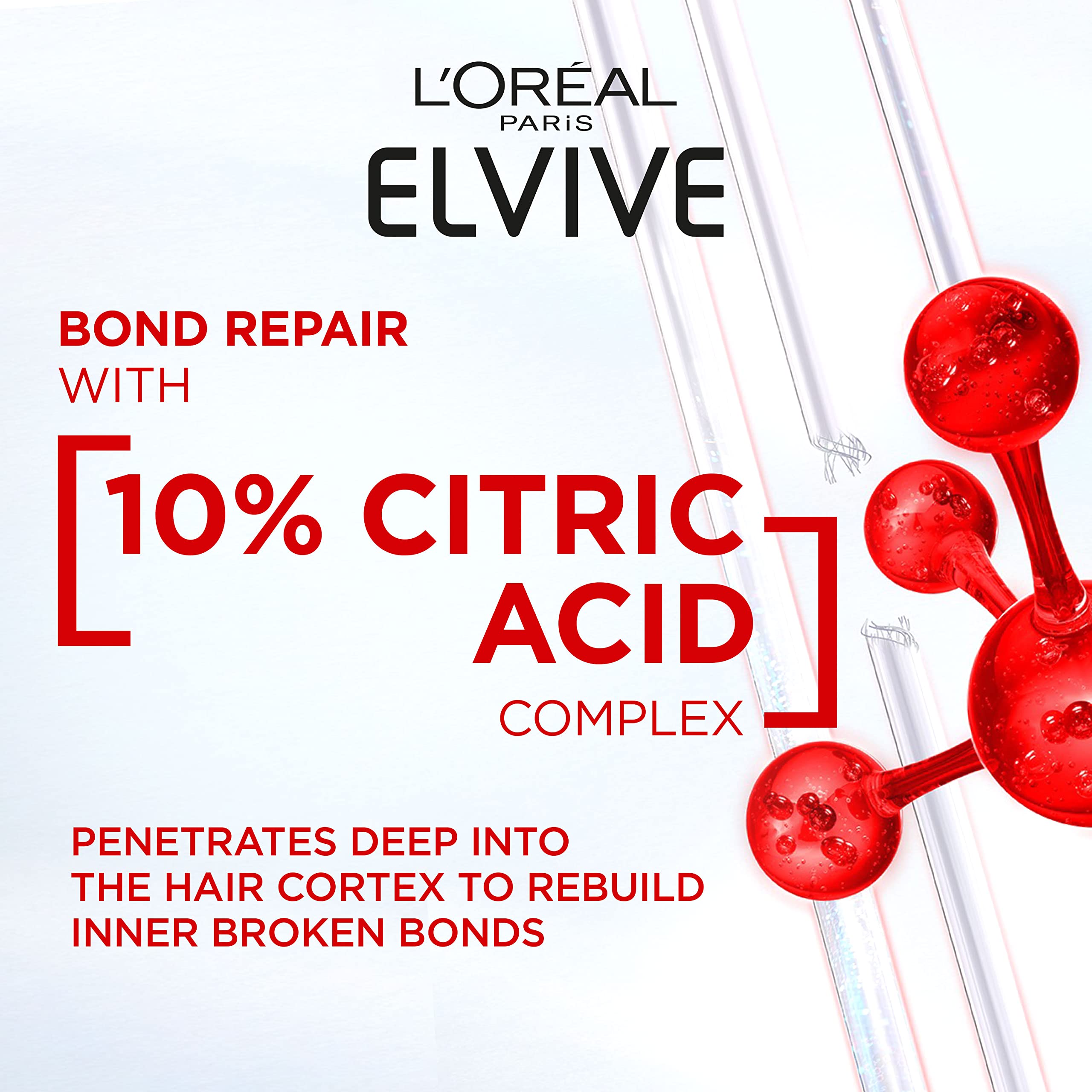 L'Oréal Paris Elvive Bond Repair Conditioner (6.7 oz) for Damaged Hair
