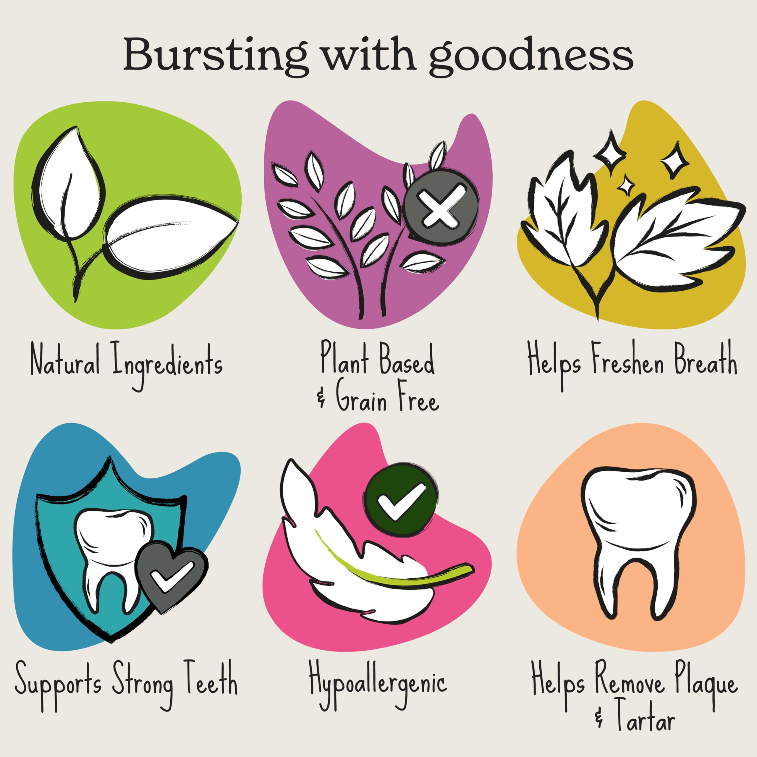 Forthglade Natural Dog Dental Sticks - Plant-Based & Grain Free for Adult Dogs (20 Sticks) 4