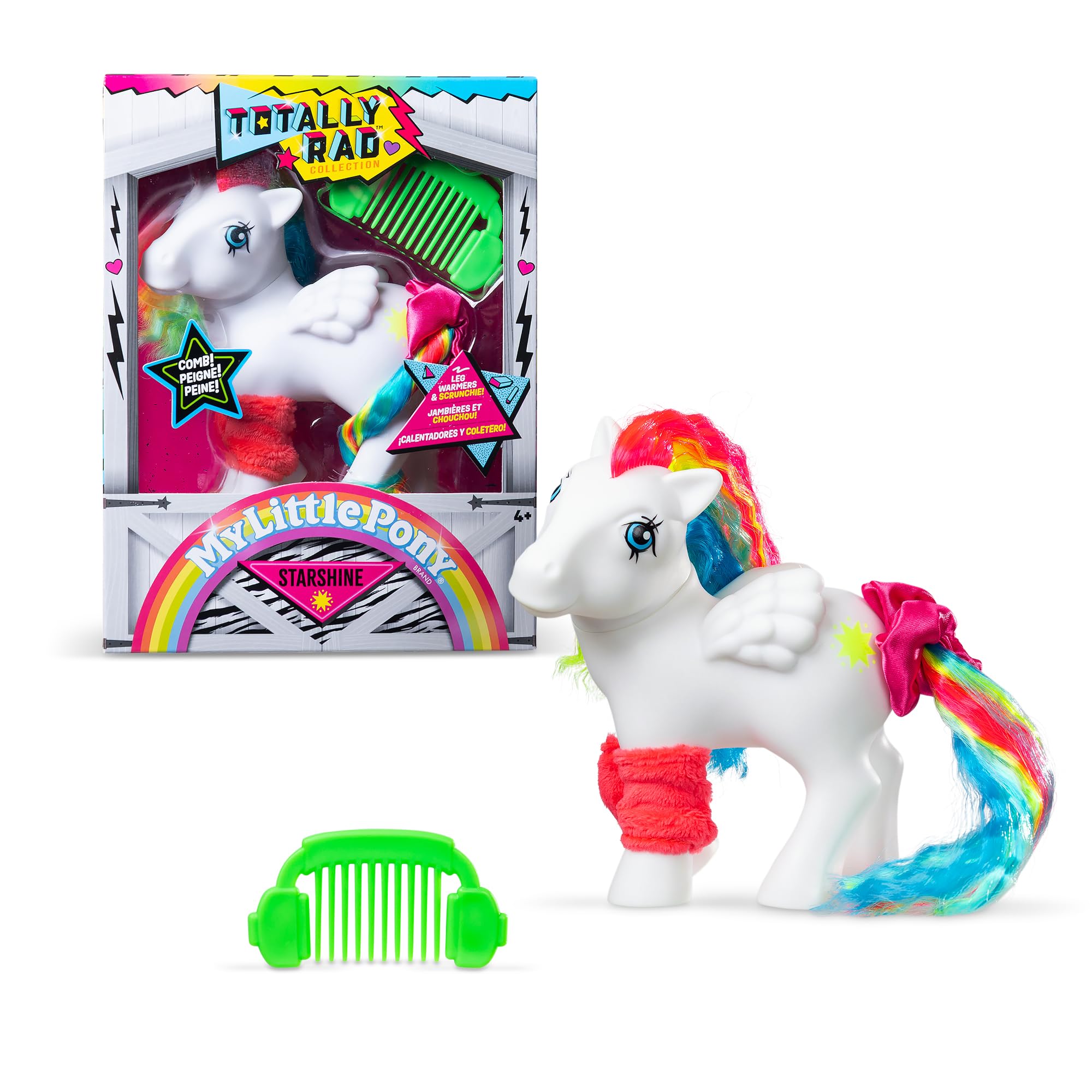 Basic Fun My Little Pony Totally Rad Collection - Starshine Retro-Inspired Pony Figure