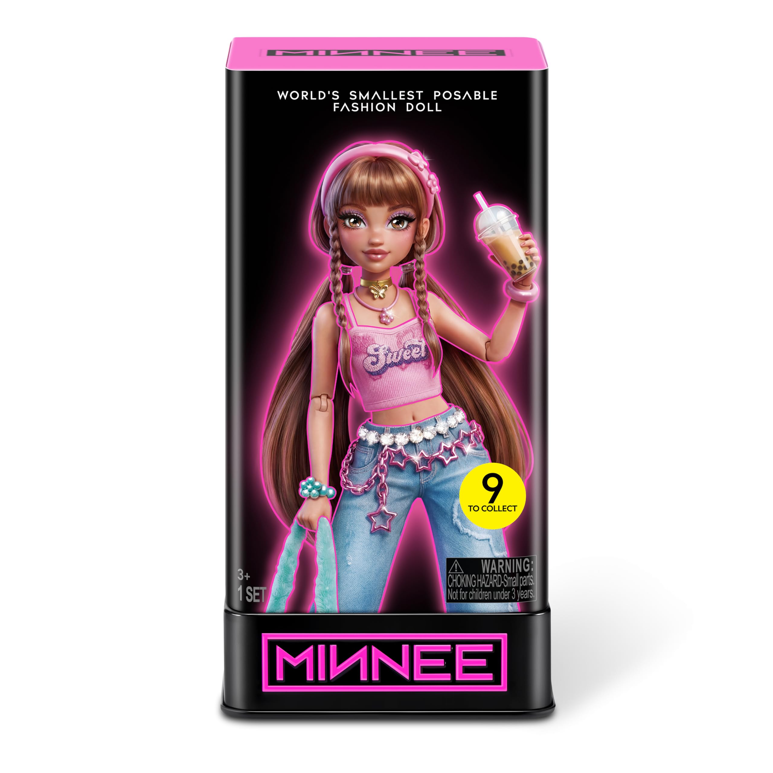 MINNEE Fashion Doll Blind Box Surprise Collectible Doll | 4 Inch Size | 16 Articulation Points 8