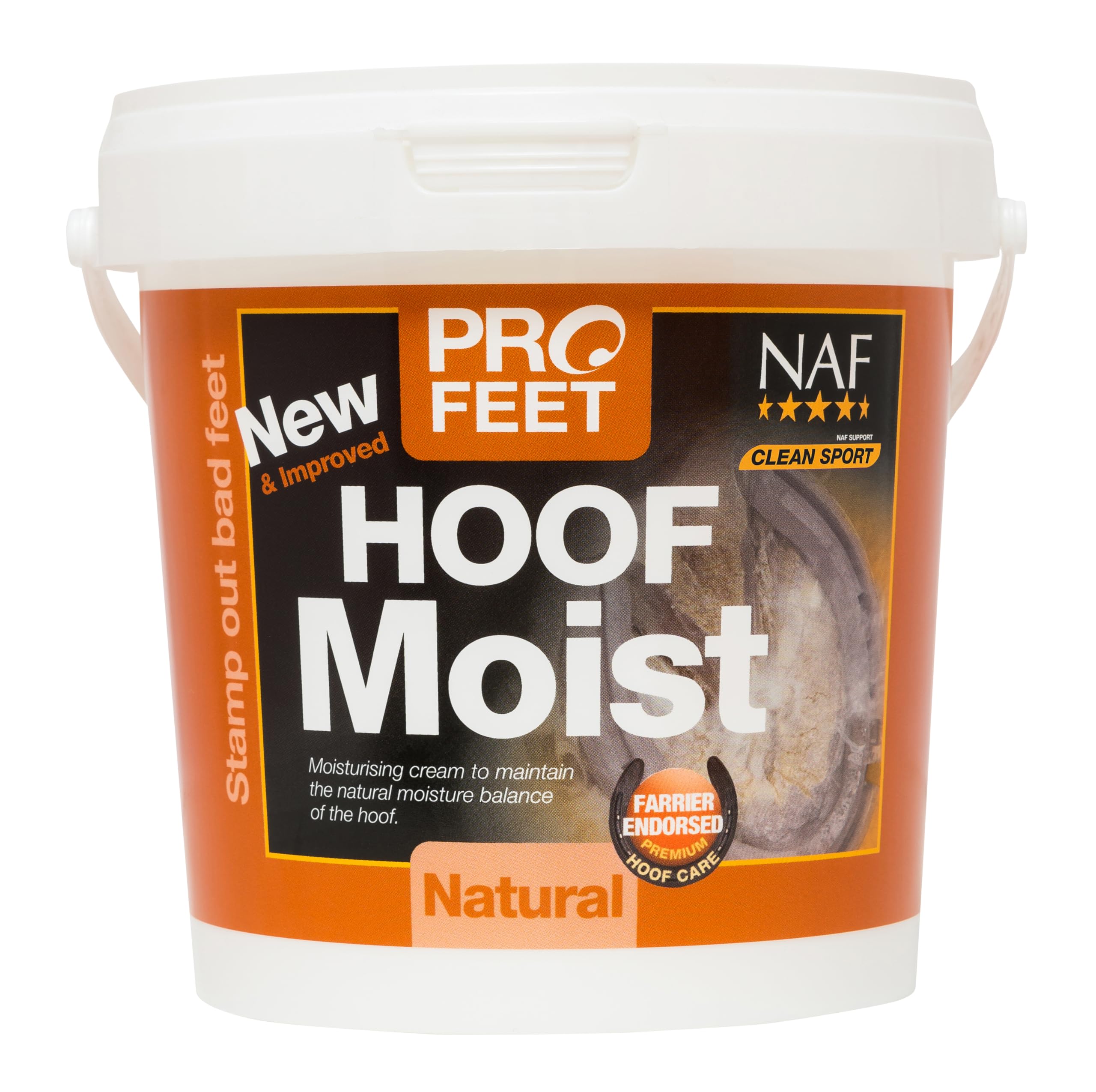 NAF Profeet Hoof Moist Natural - Daily Moisturising Hoof Dressing | 900g