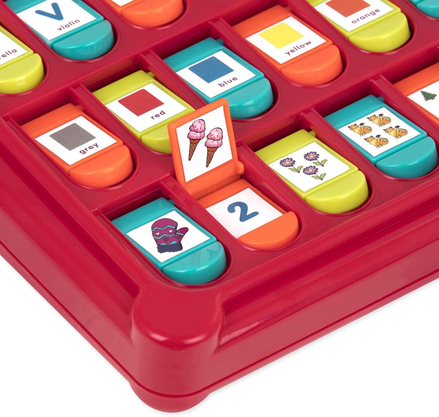 Battat Hide & Seek Alphabet - 50 Pop-Up Learning Toy for Letters, Numbers, Shapes & Colors 4