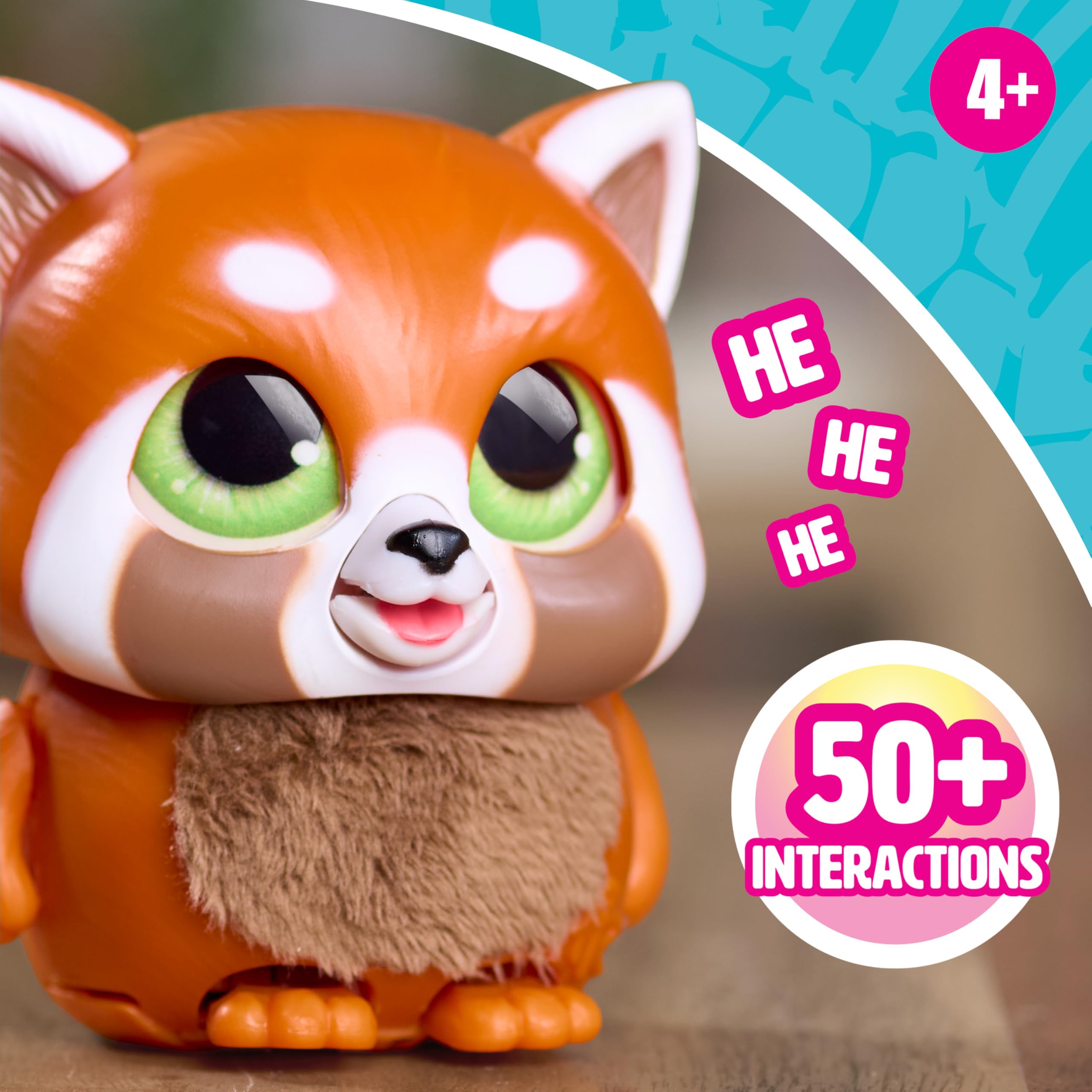 Just Play furReal Handfuls Shy the Red Panda Interactive Plush Toy 3