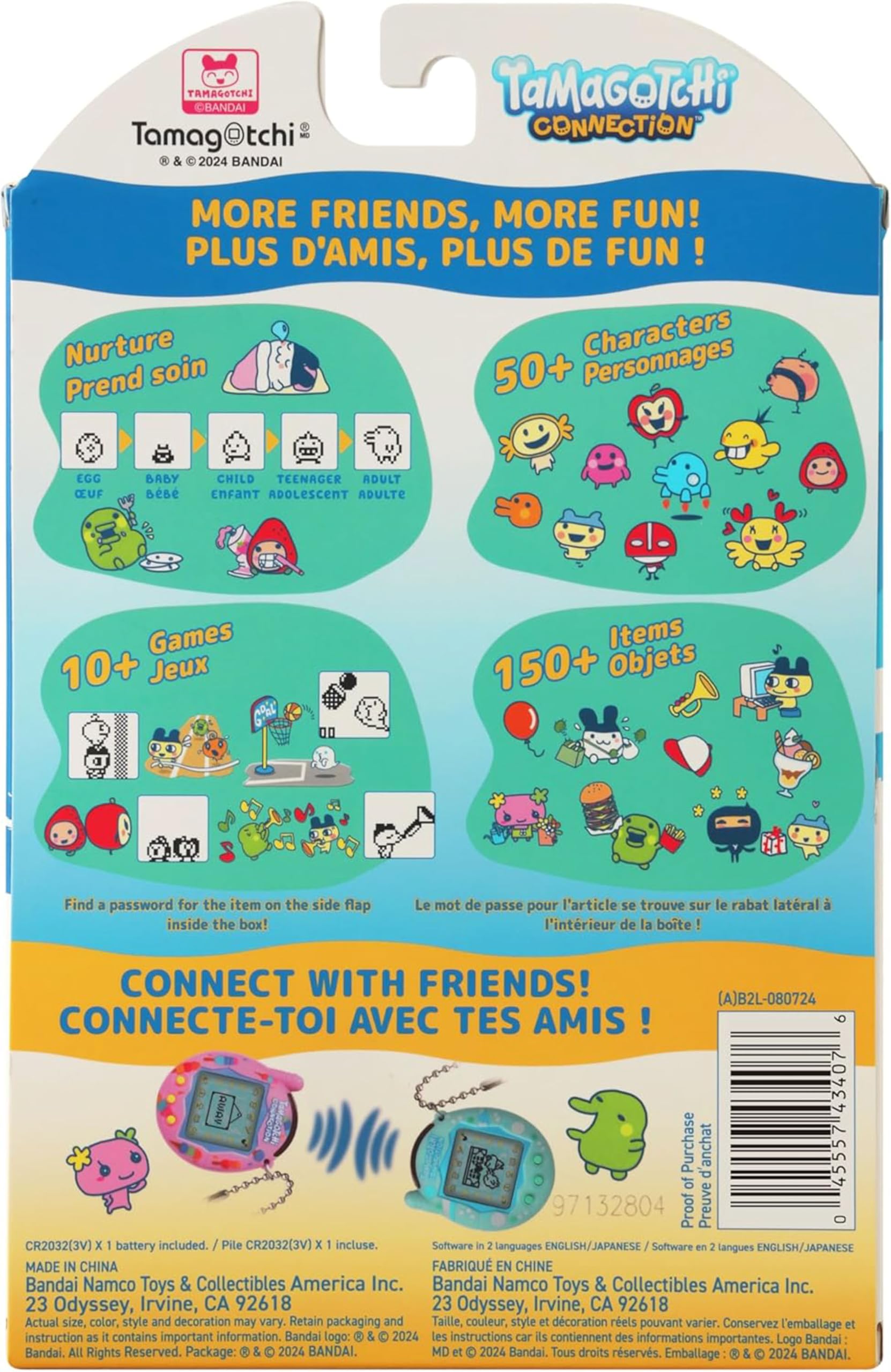 Tamagotchi Connection Digital Pet - Infra-Red Connection & 6 Mini Games for Kids 8+ 6