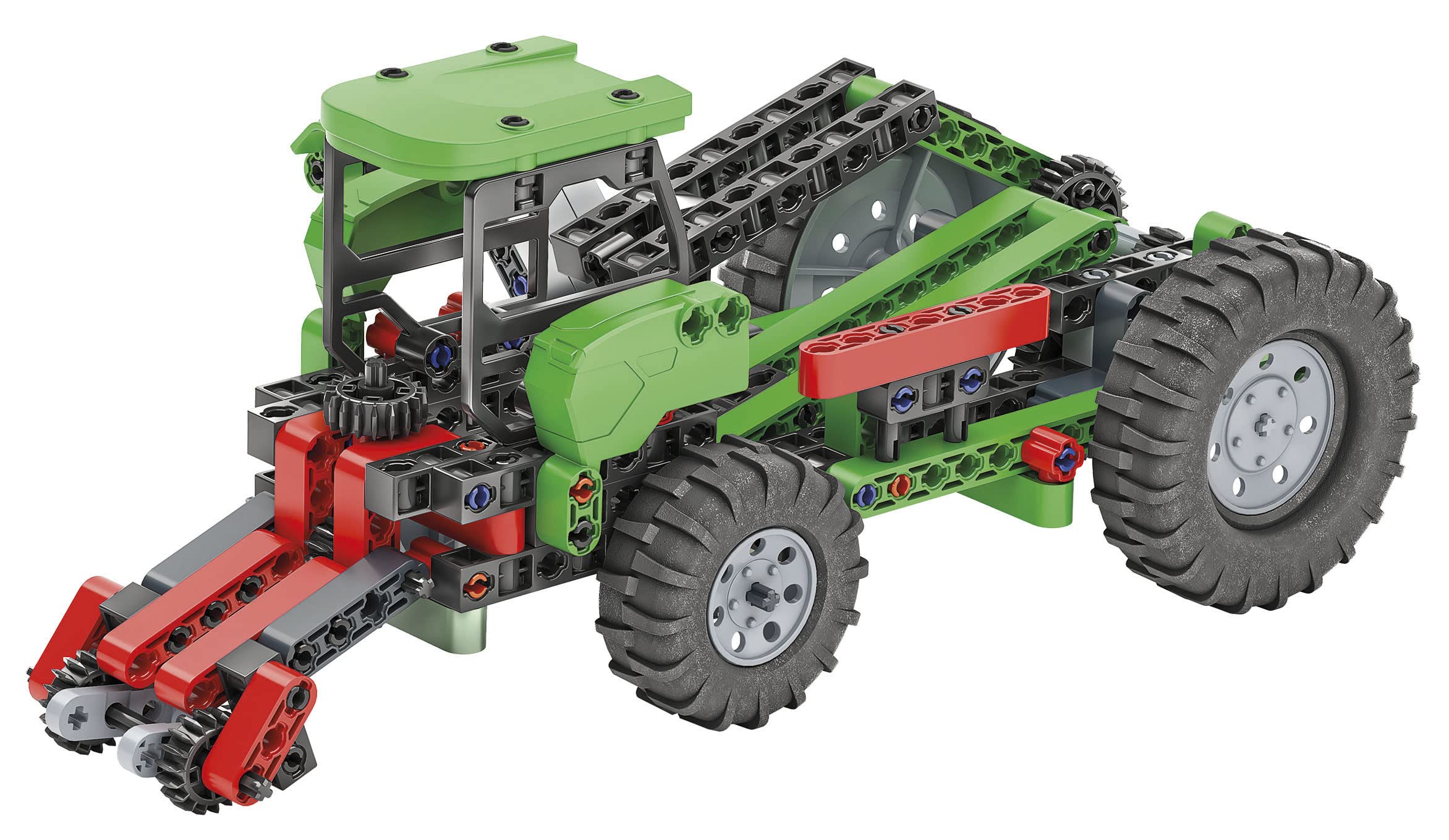 Clementoni Science Museum Mechanics: Farm Vehicle Building Set - Build 10 Vehicles, STEM Learning for Ages 8-12 2
