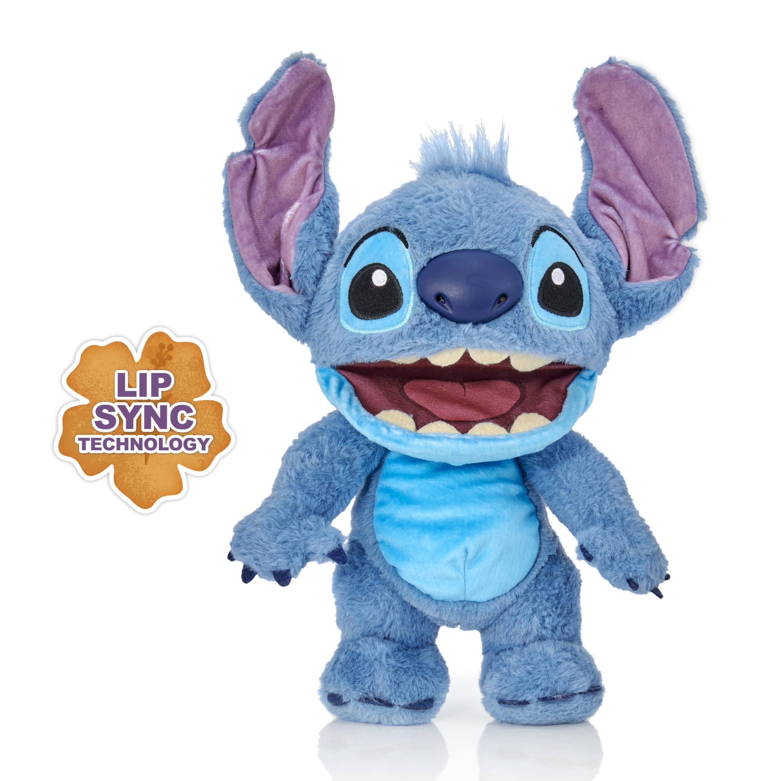WOW! STUFF Disney Chatty Stitch Deluxe Puppetronic - Interactive Animatronic Plush with Sound & Touch Sensors 7