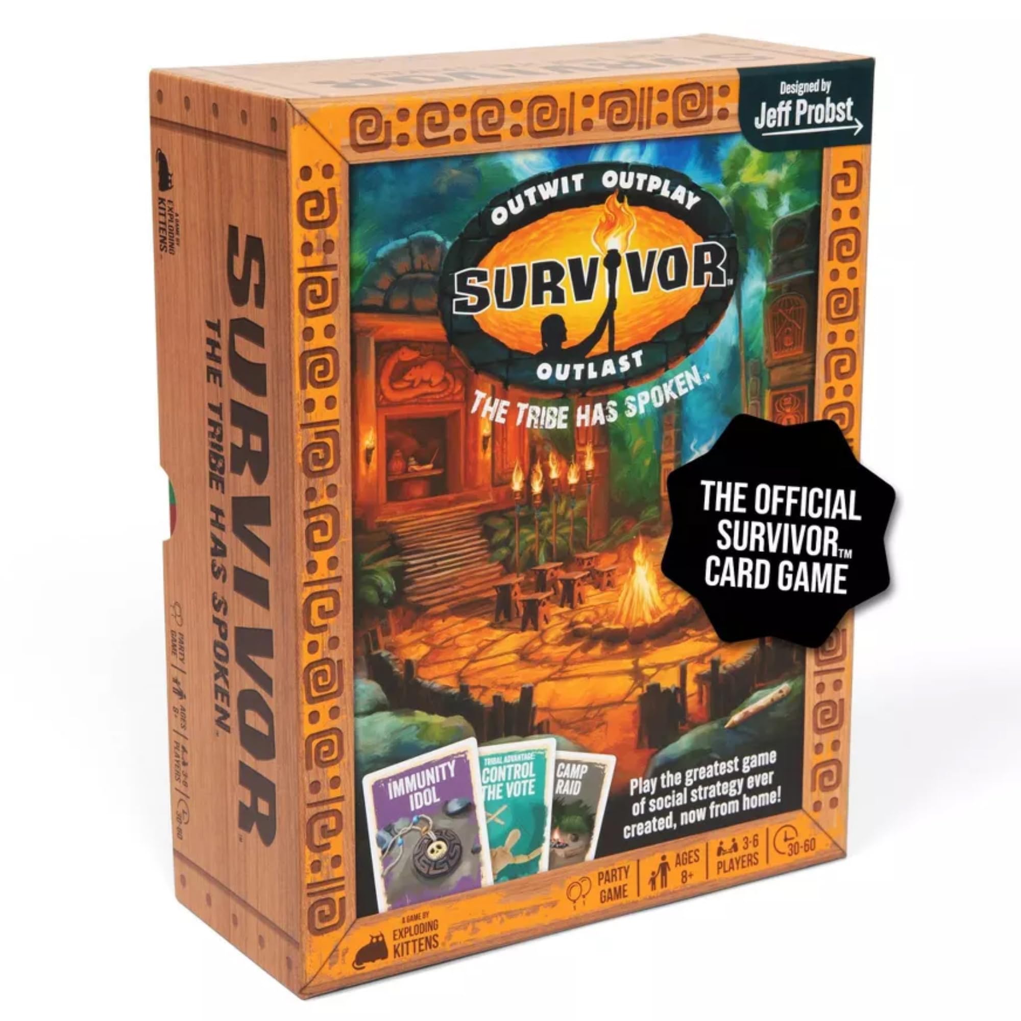 Exploding Kittens Survivor: The Tribe Has Spoken Family Party Card Game | Ages 8+ | 2025 Release 1