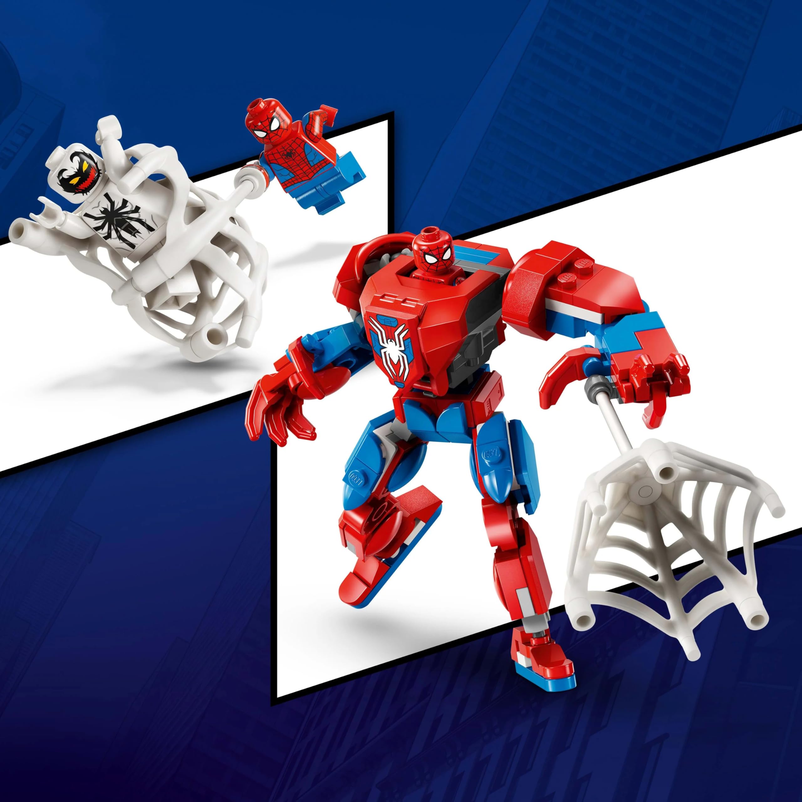 LEGO Marvel Spider-Man Mech vs. Anti-Venom - Buildable Super Hero Playset for Kids 6+ 6