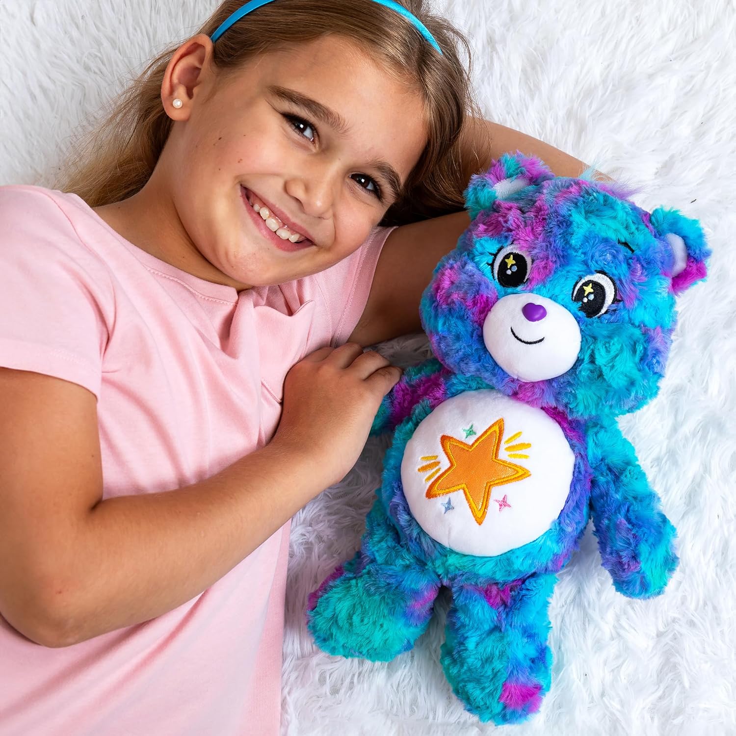 Care Bears Good Wishes Bear - 35cm Plush Toy for Kids 4 Years and Up 4