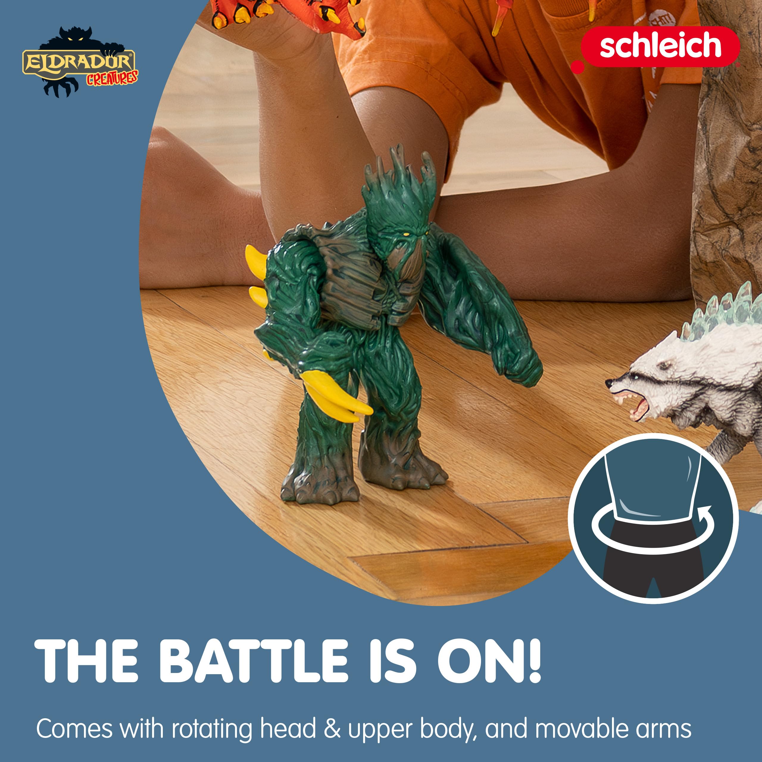 Schleich Eldrador Creatures Jungle Emperor 70151 - Fantasy Action Figure with Moveable Parts for Imaginative Play, Ages 3-12 5