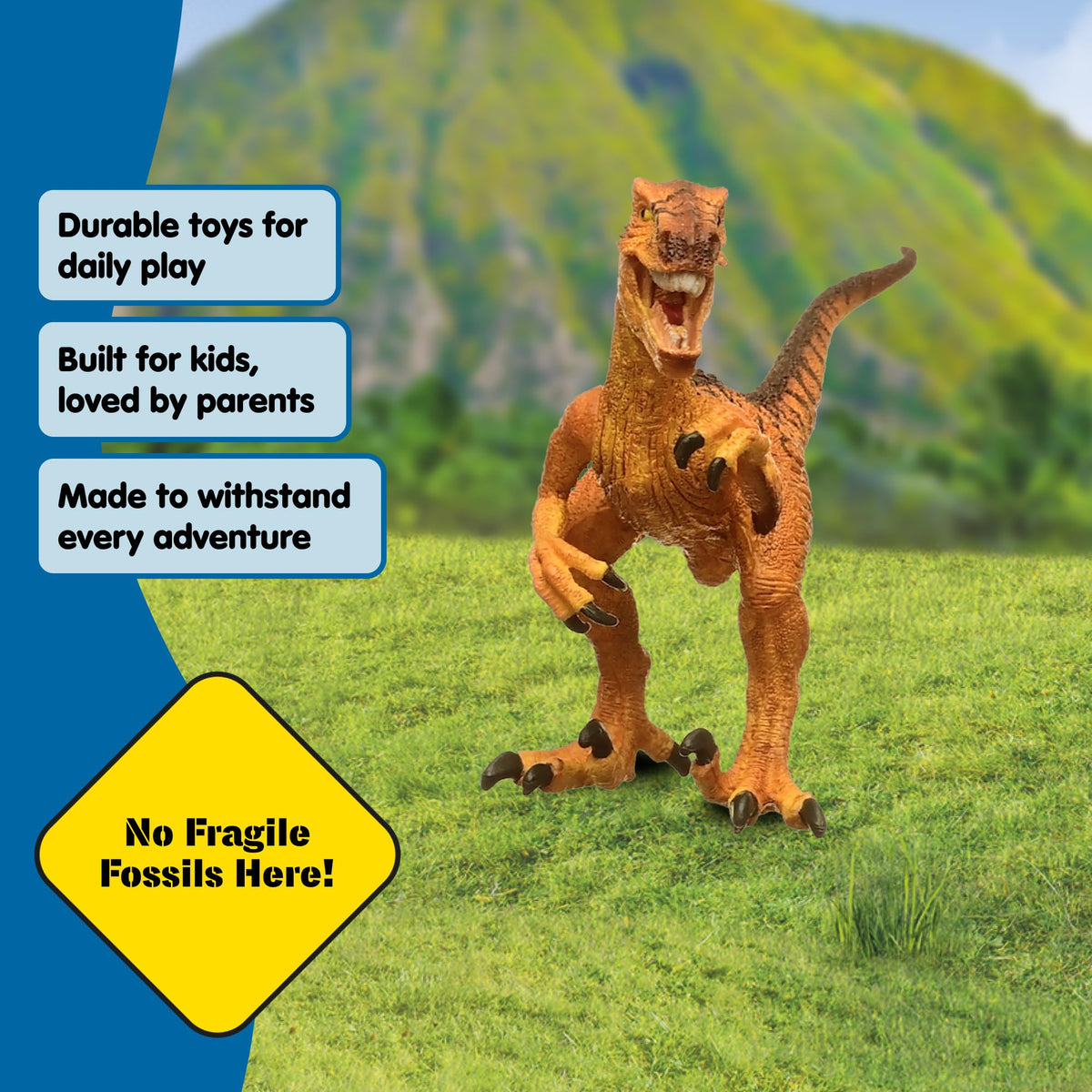 Schleich Velociraptor Dinosaur Figurine - 18 cm - Model 15045
