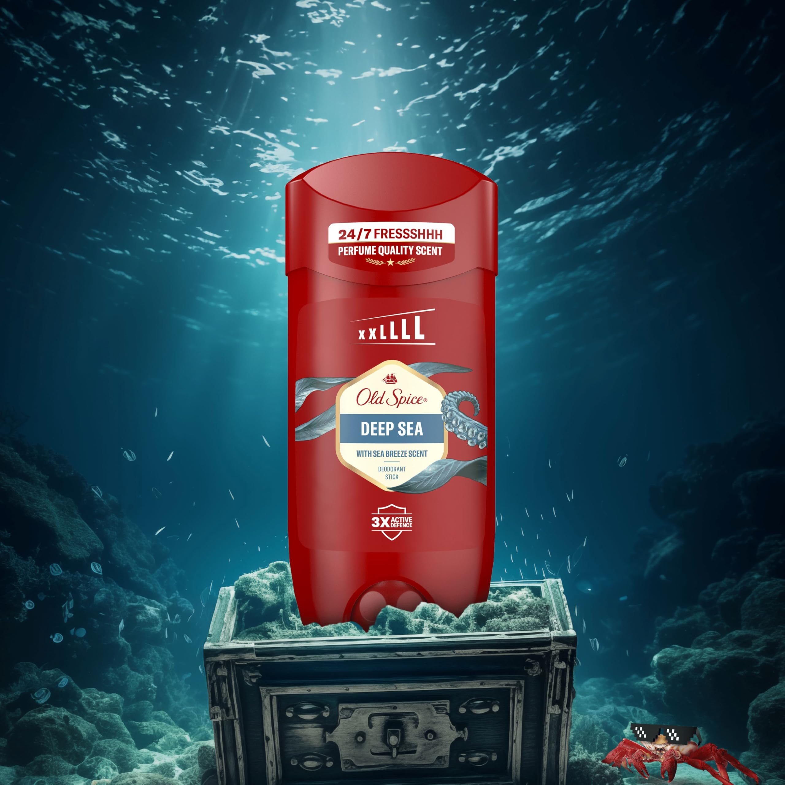 Old Spice Deep Sea Men's Deodorant Stick (85ml) 6