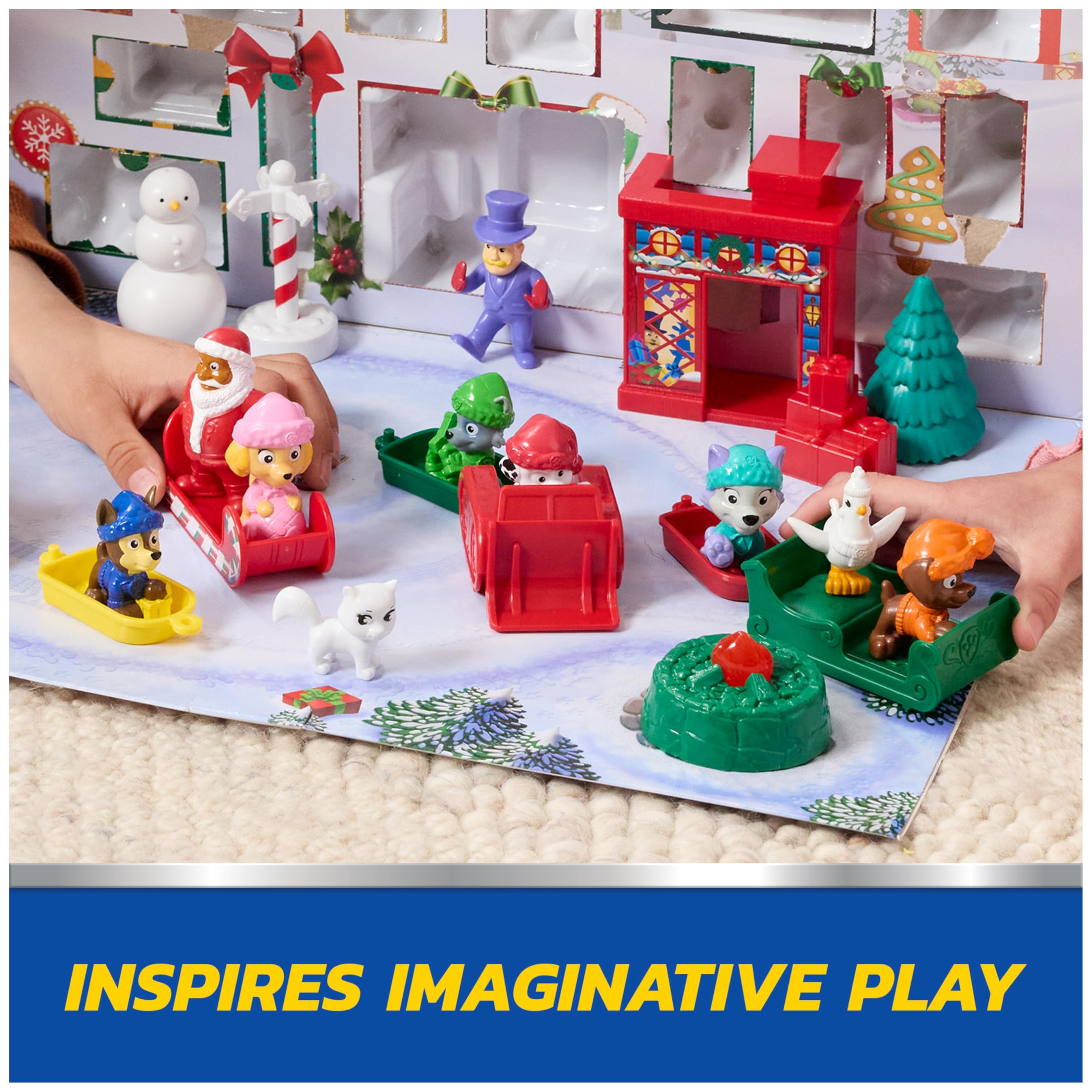 PAW Patrol Advent Calendar 2025 - Christmas Episode Special with 24 Toys & Vehicles 3
