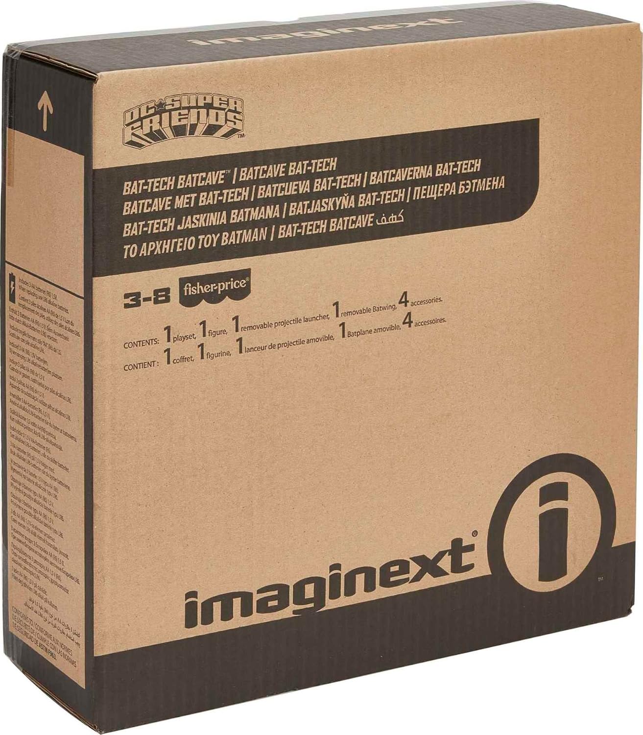 Imaginext DC Super Friends Bat-Tech Batcave Playset - Light-Up Action for Kids 3-8 4