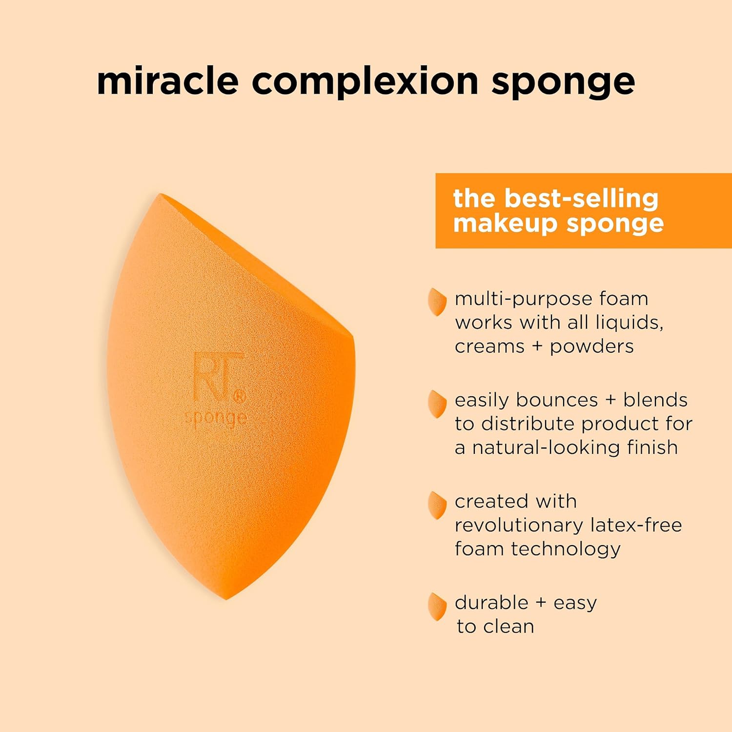 REAL TECHNIQUES Miracle Complexion Sponge (Pack of 4) 12