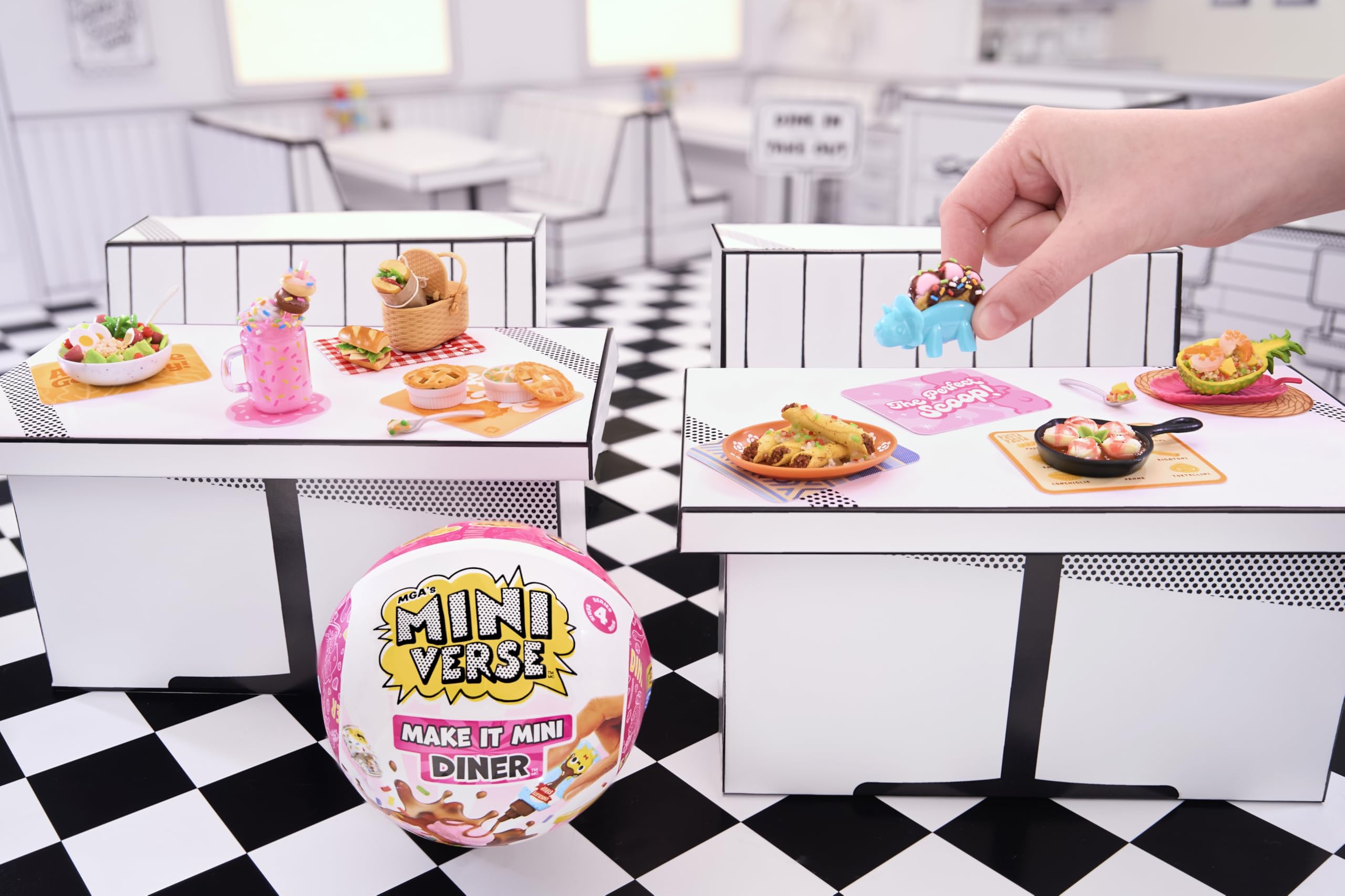 MGA's Miniverse Make It Mini Diner Series 4 - DIY Mini Collectibles with Resin Crafting 5