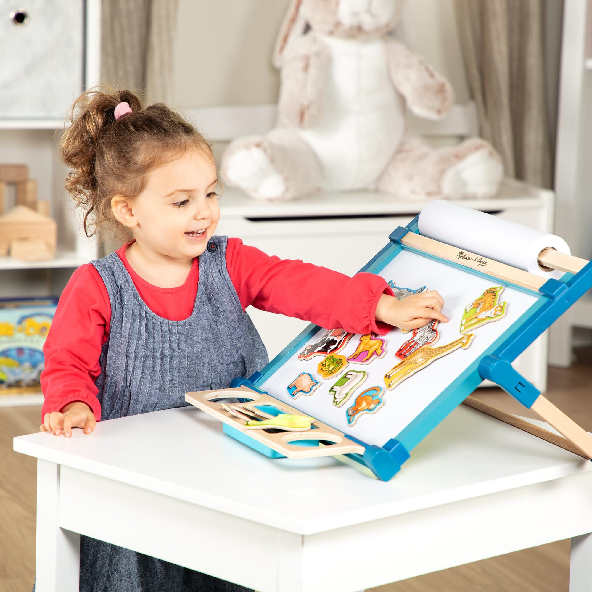 Melissa & Doug Wooden Animal Magnets - Educational Toy for Kids 2+ 8