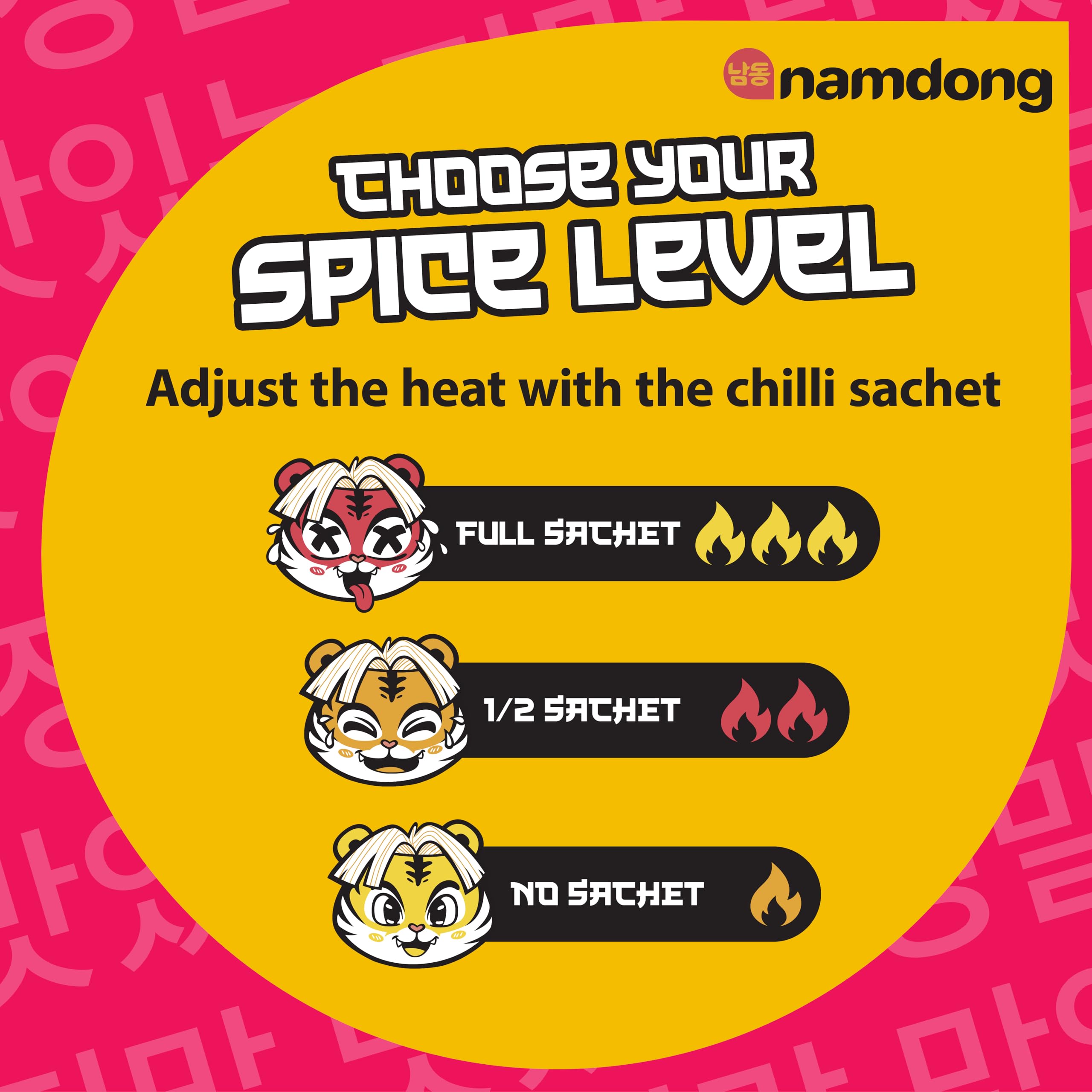 Namdong Beef Jjigae Noodle Pot - Korean-Style Instant Noodles with Spicy Chilli Sachet 3