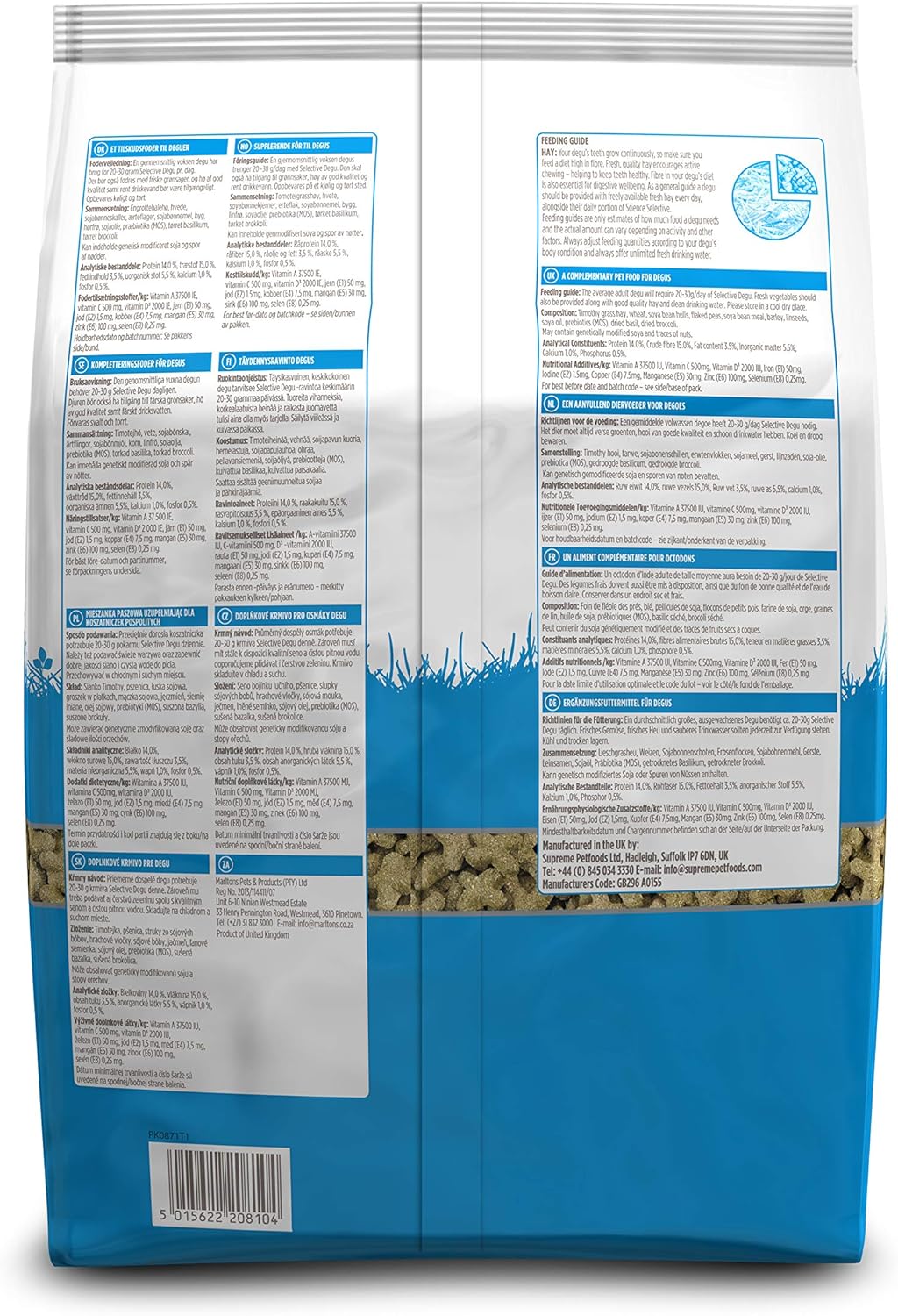 Supreme Petfoods Science Selective Degu 1.5kg 4